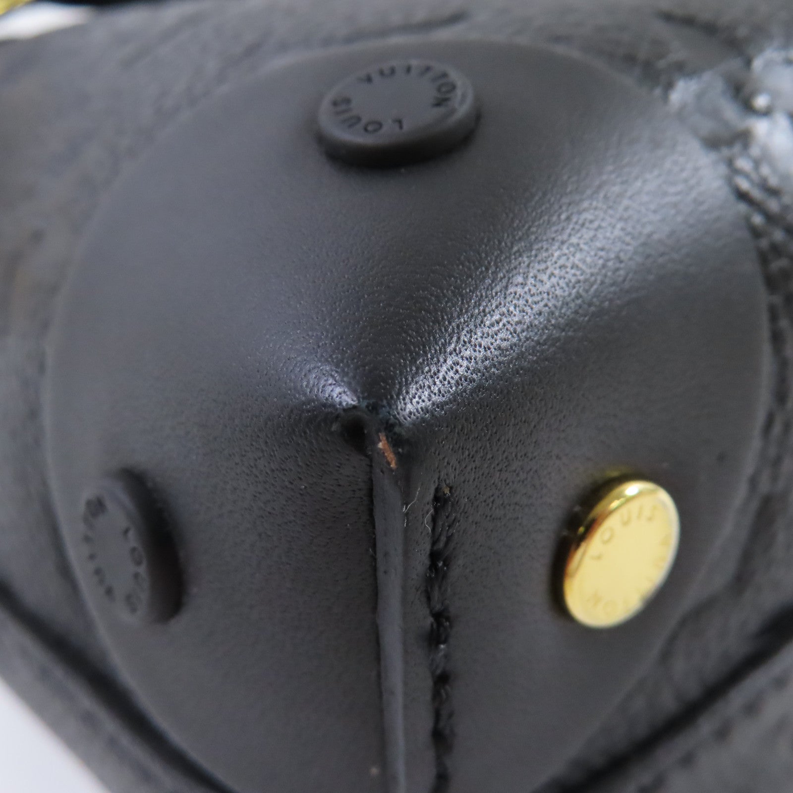 LOUIS VUITTON Monogram Empreinte Petite Malle Souple 2Way Shoulder Bag金扣手挽肩背兩用袋黑色