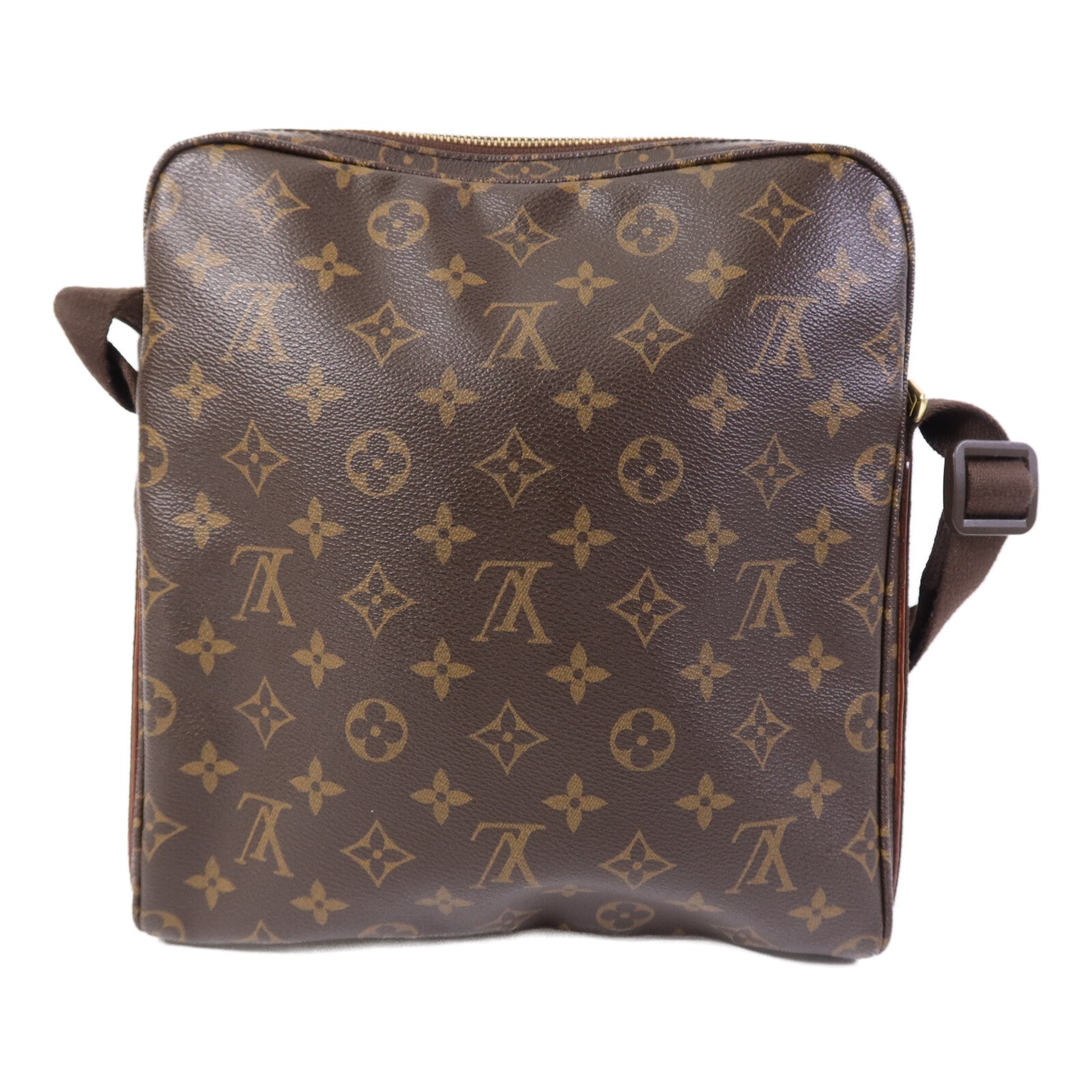 LOUIS VUITTON Monogram Trotteur Beaubourg金扣肩背袋