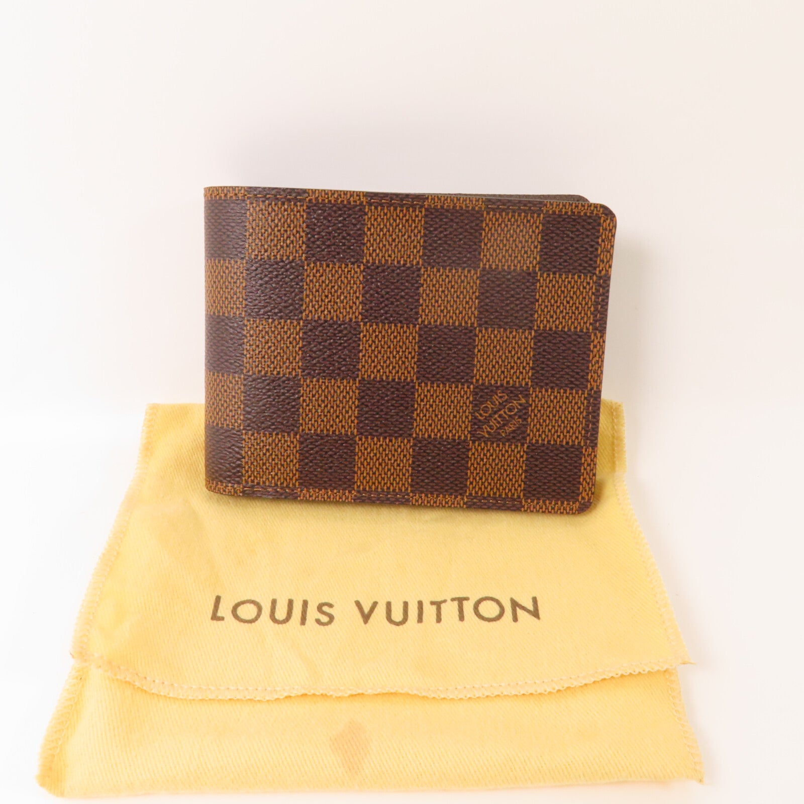 LOUIS VUITTON Damier Ebene Multiple Wallet短錢包