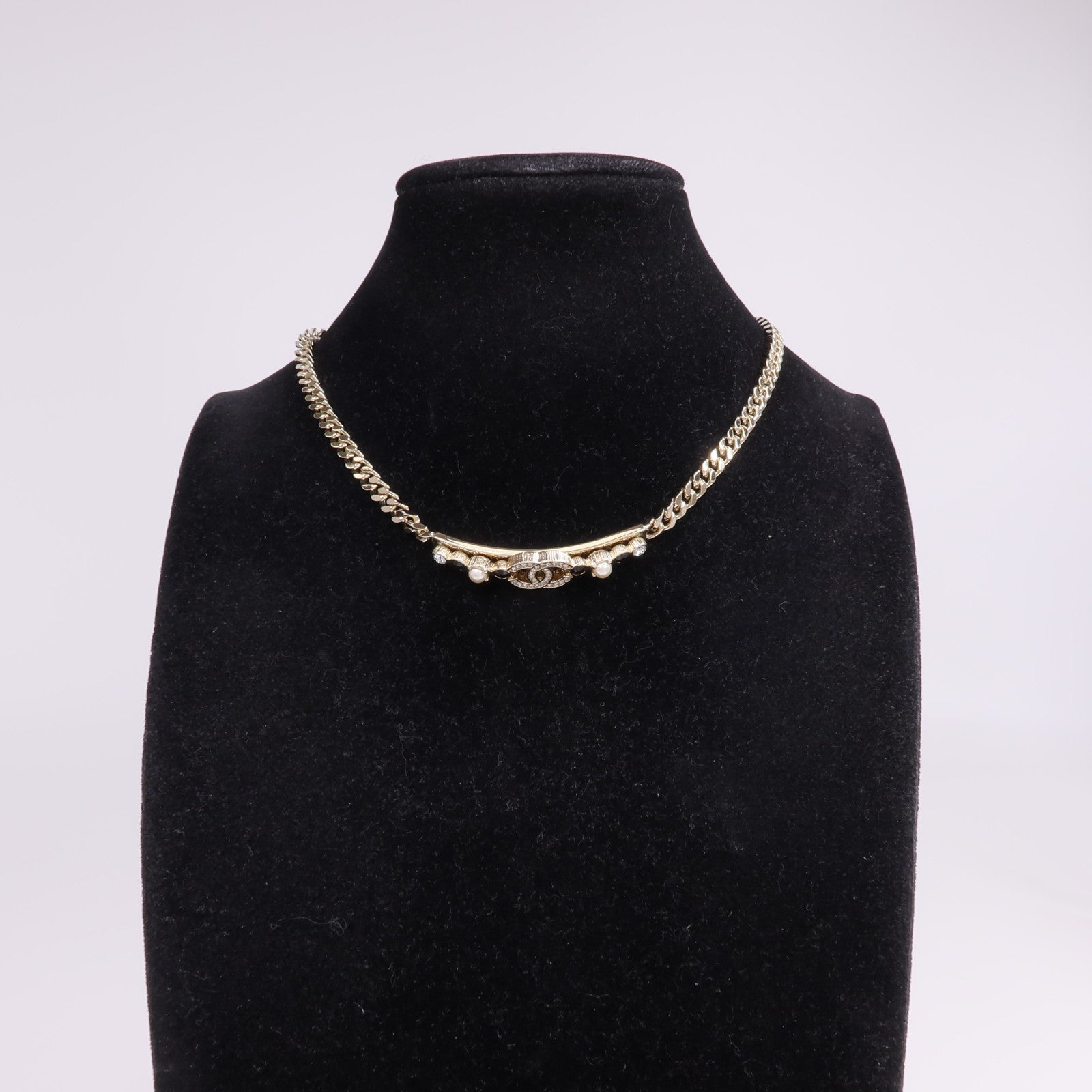 CHANEL 【激減優惠】金屬/水晶Necklace項鍊