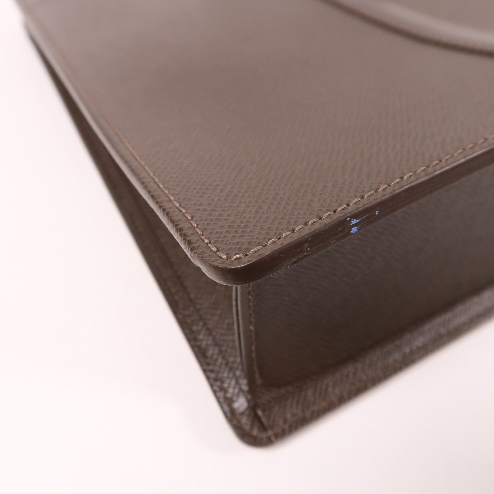 LOUIS VUITTON Taiga皮革Brief Case銀扣公事包