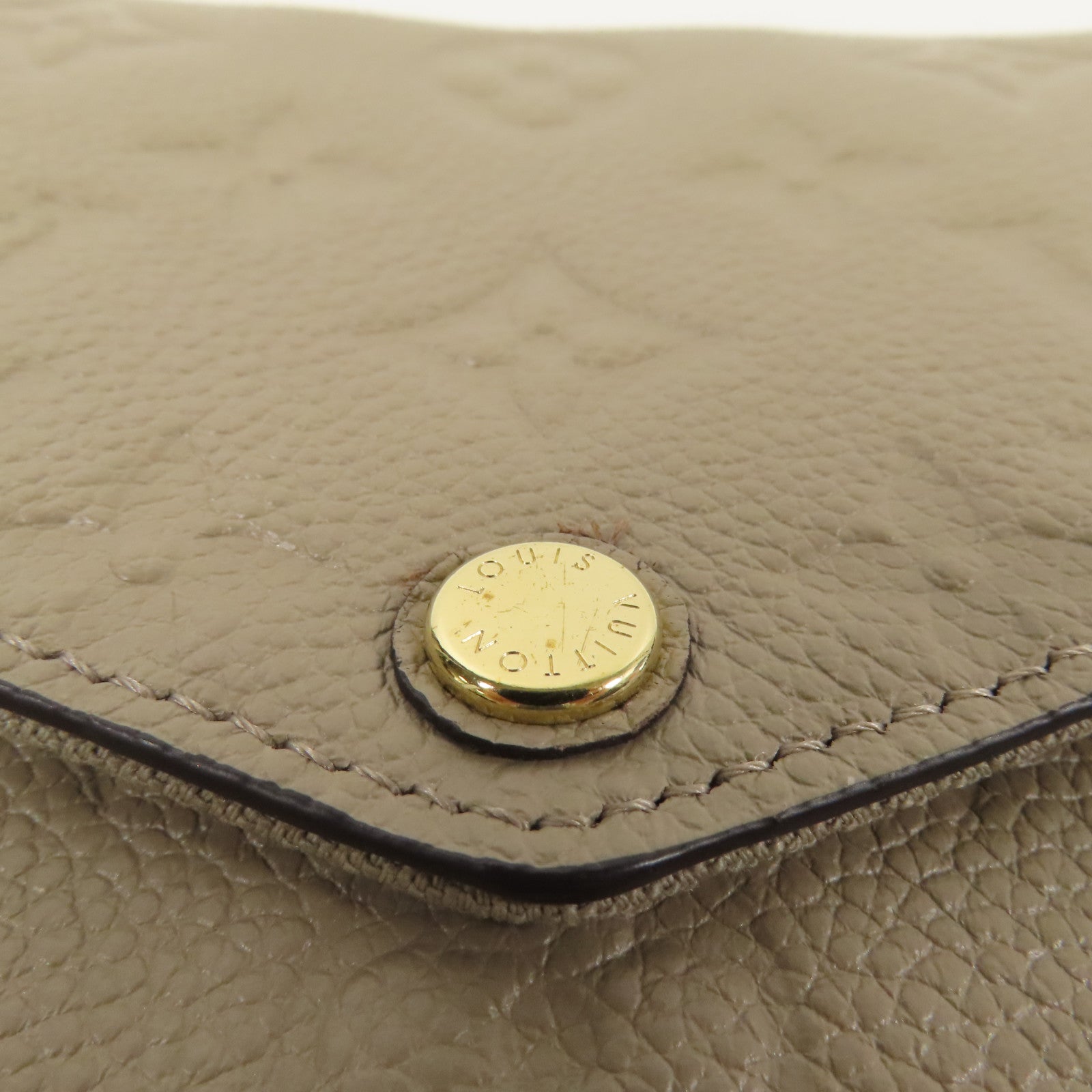 LOUIS VUITTON Monogram Empreinte Pochette Felicie金扣肩背袋