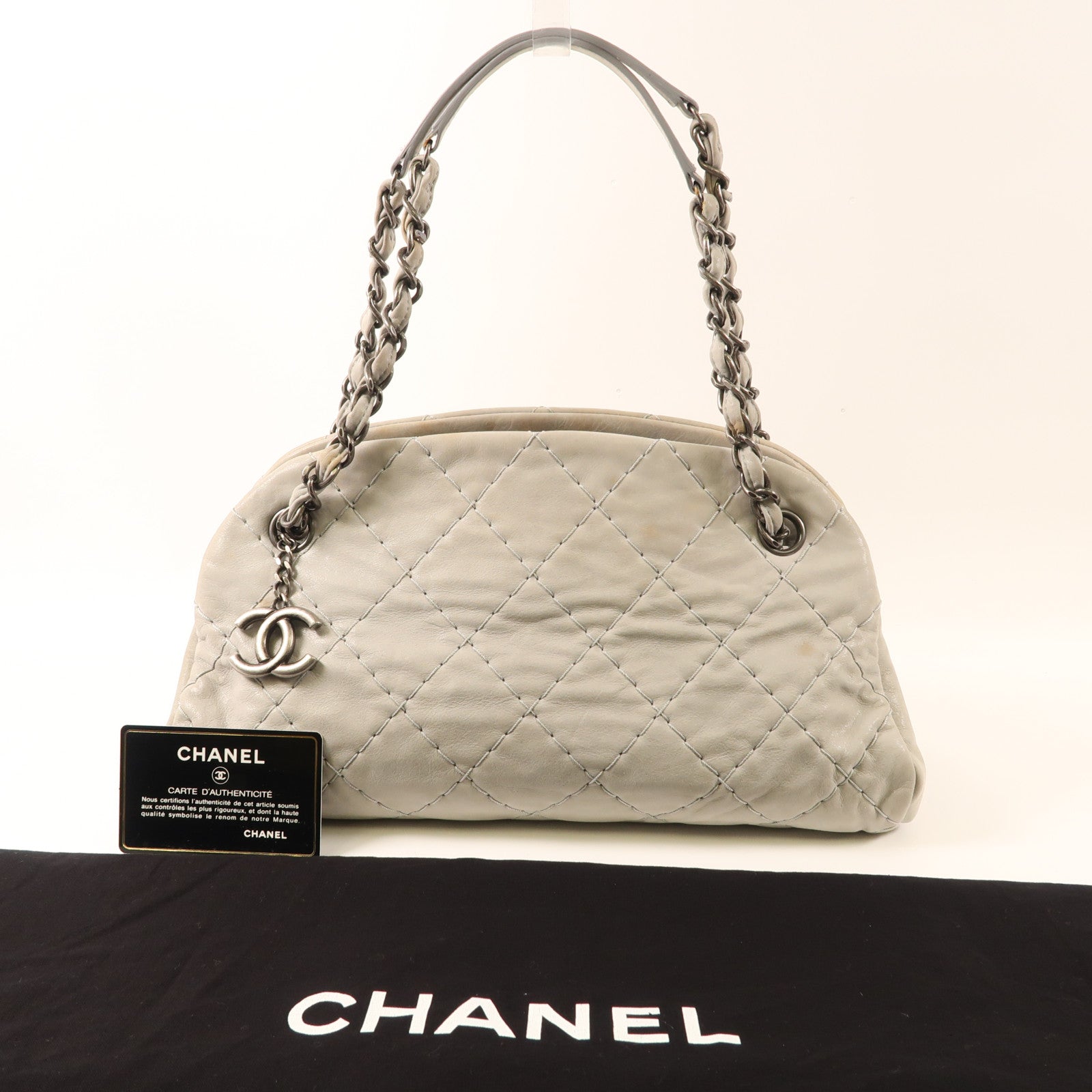 CHANEL 牛皮皮革Chain Shoulder肩背袋