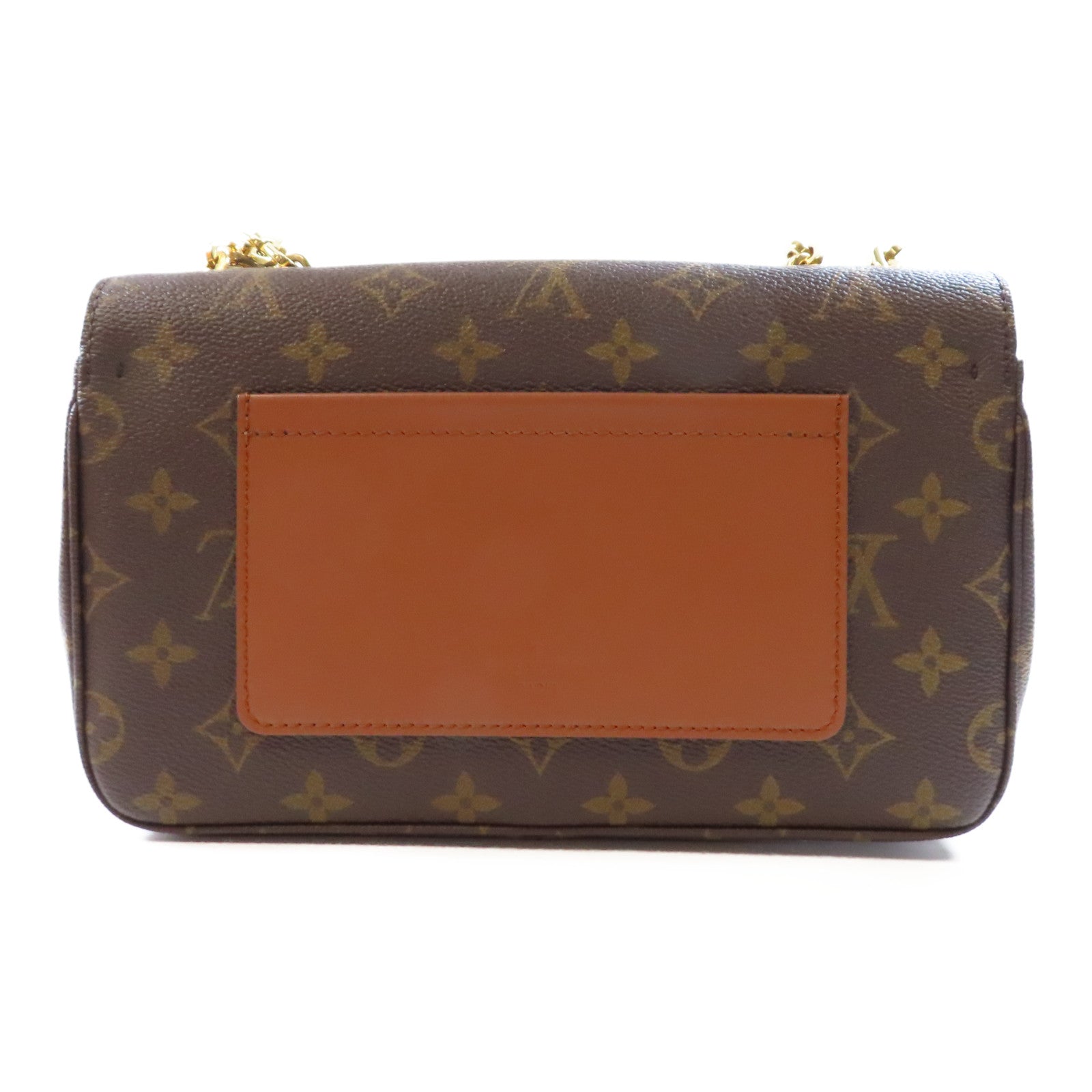 LOUIS VUITTON Monogram Marceau金扣鏈帶肩背袋棕色