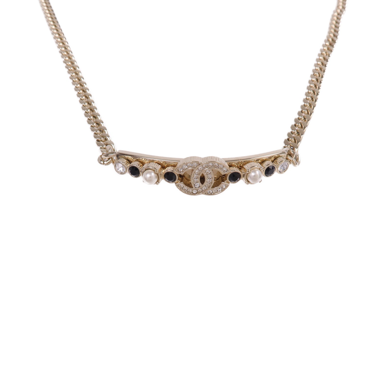 CHANEL 【激減優惠】金屬/水晶Necklace項鍊