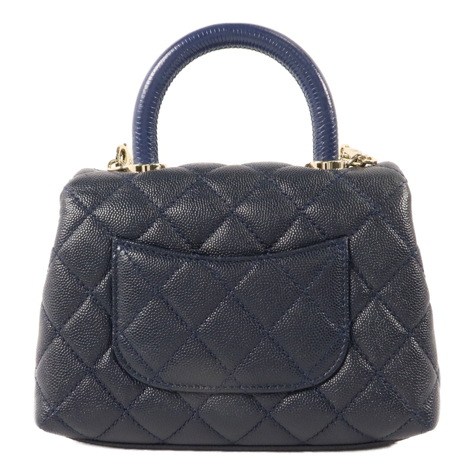 CHANEL 牛皮皮革Coco Handle Mini手挽肩背兩用袋