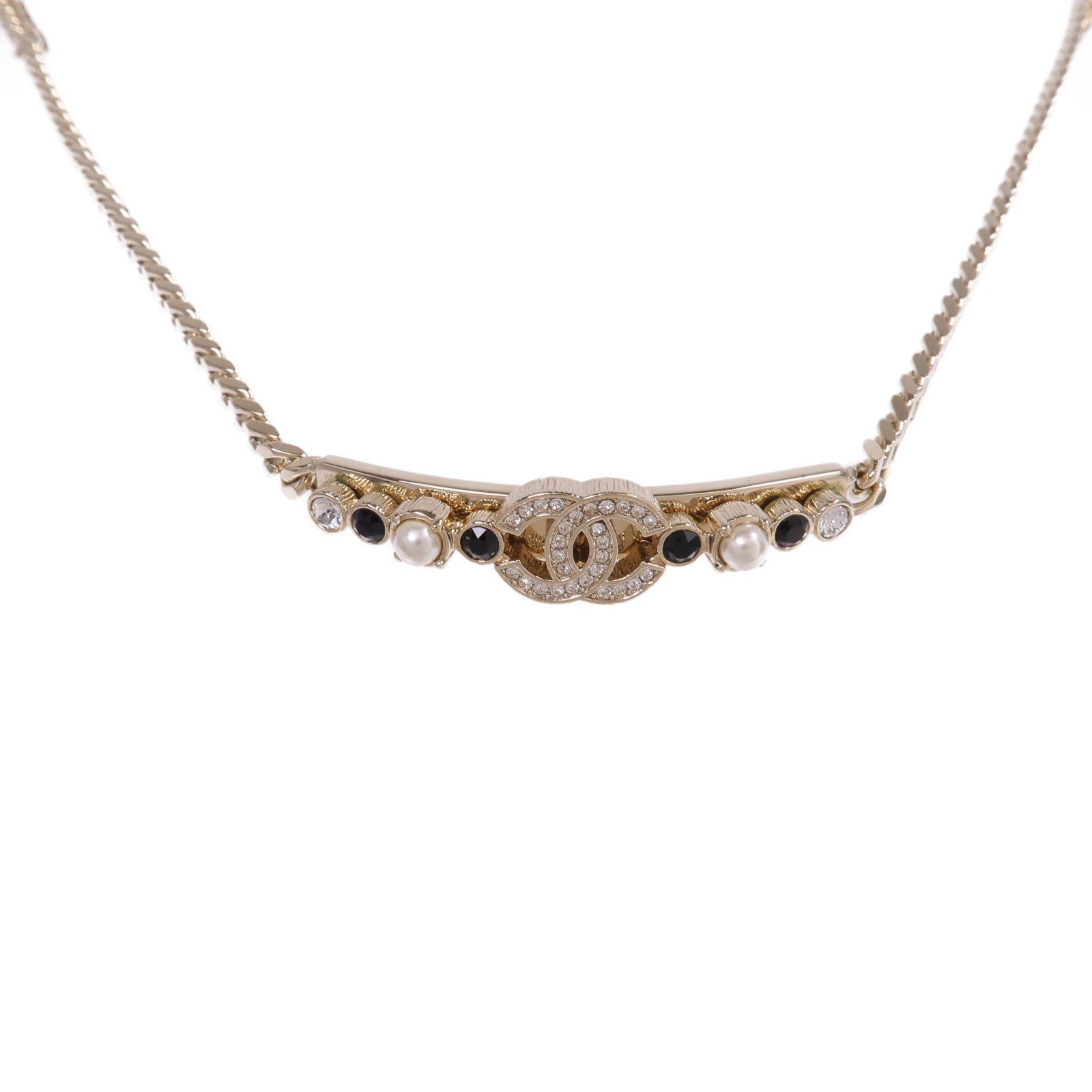 CHANEL 【激減優惠】金屬/水晶Necklace項鍊
