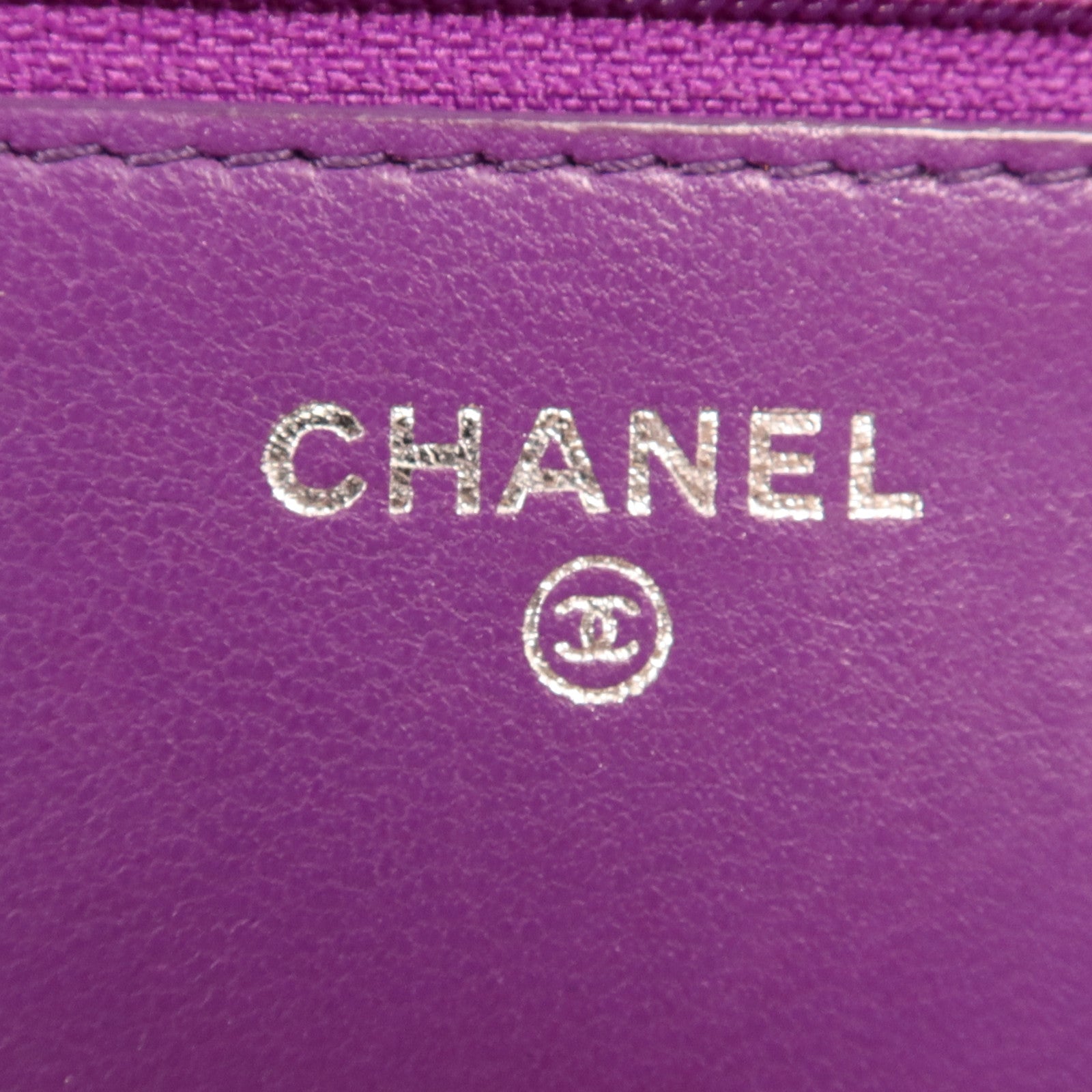 CHANEL 羊皮皮革Boy WOC Wallet On Chain銀扣鏈帶鏈帶肩背袋