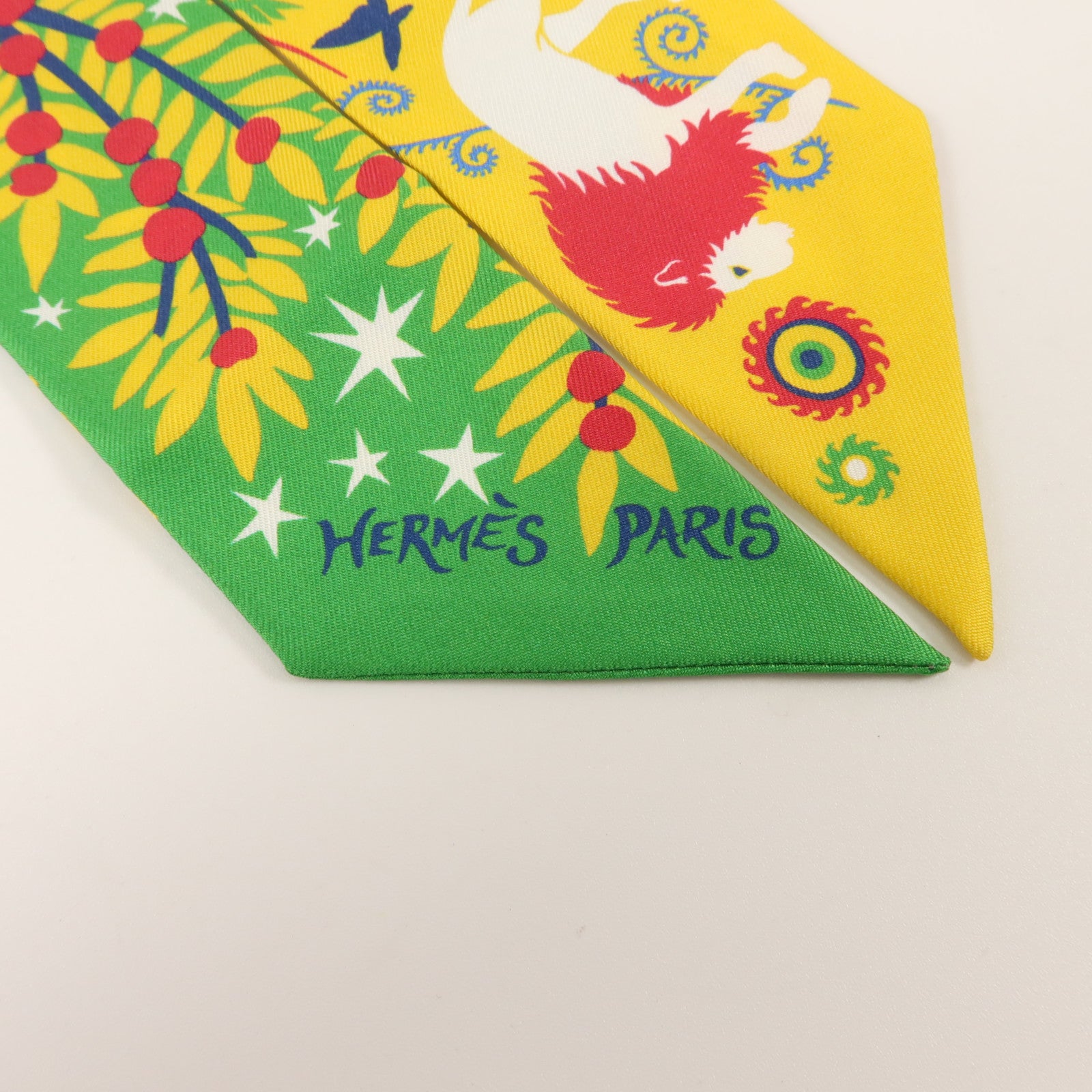 HERMES 絲質Twilly絲巾