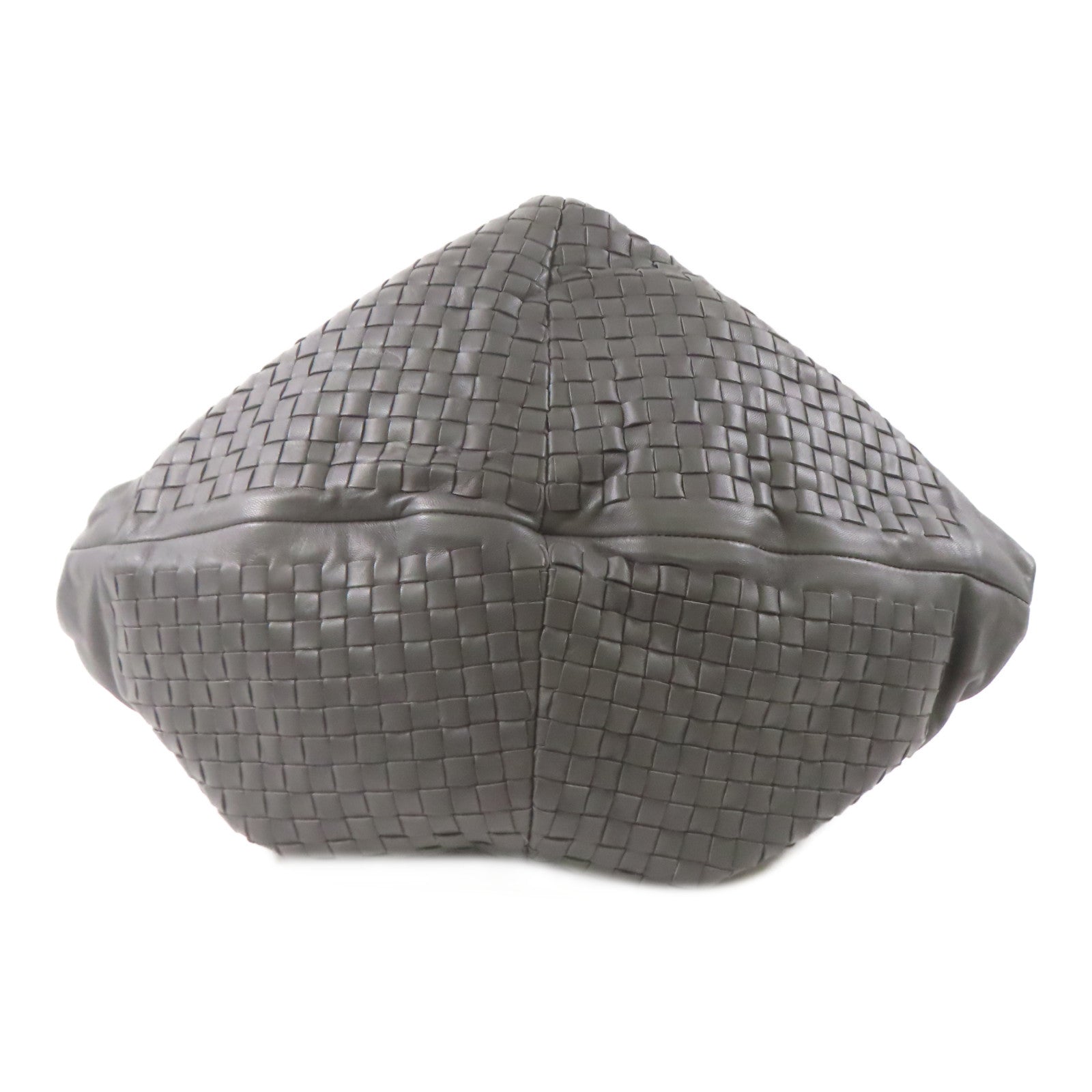 BOTTEGA VENETA 織紋皮革Shoulder Bag肩背袋灰色