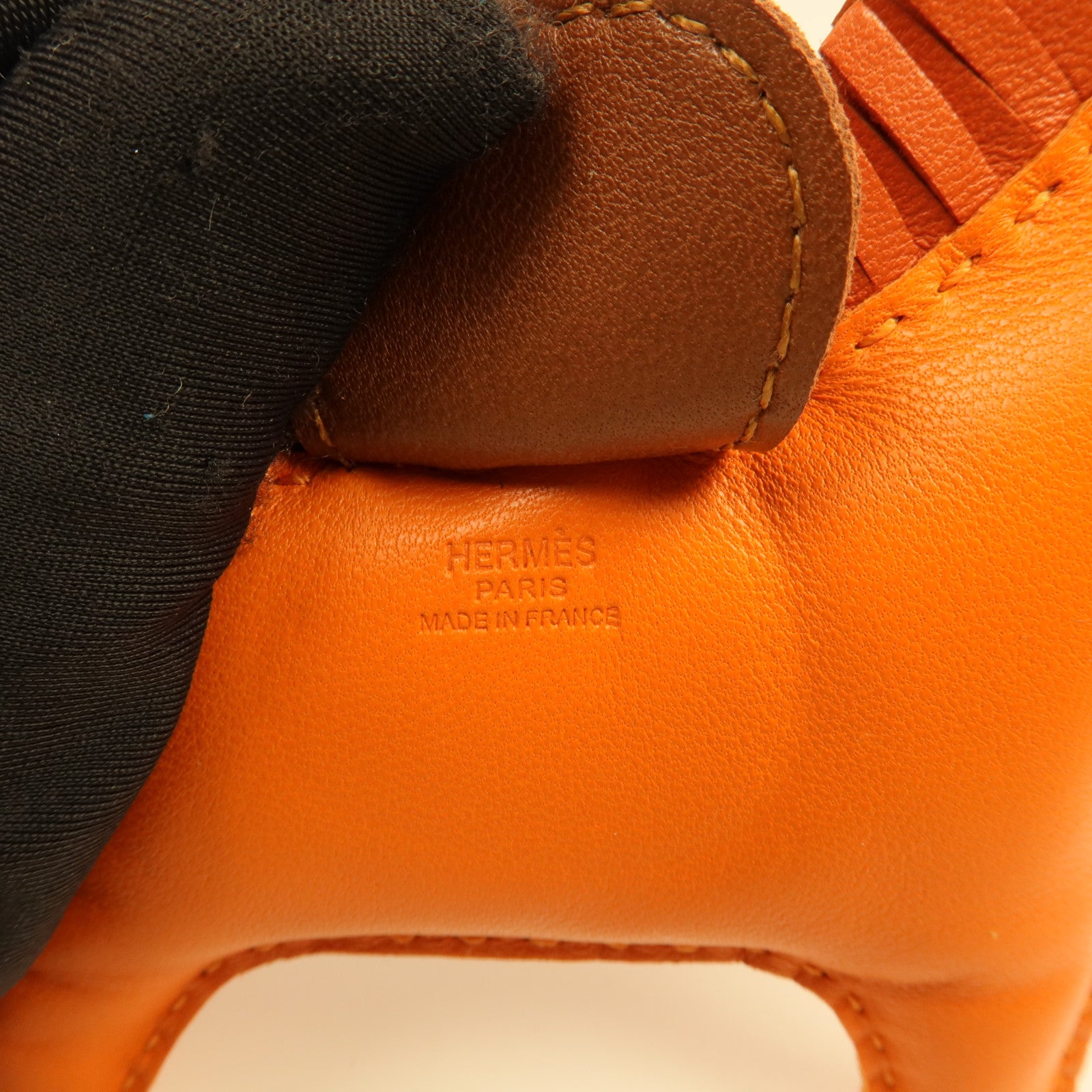 HERMES Milo皮革Rodeo MM掛飾