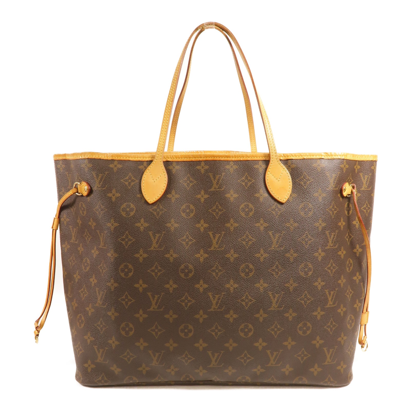 LOUIS VUITTON Monogram Neverfull GM金扣手挽袋