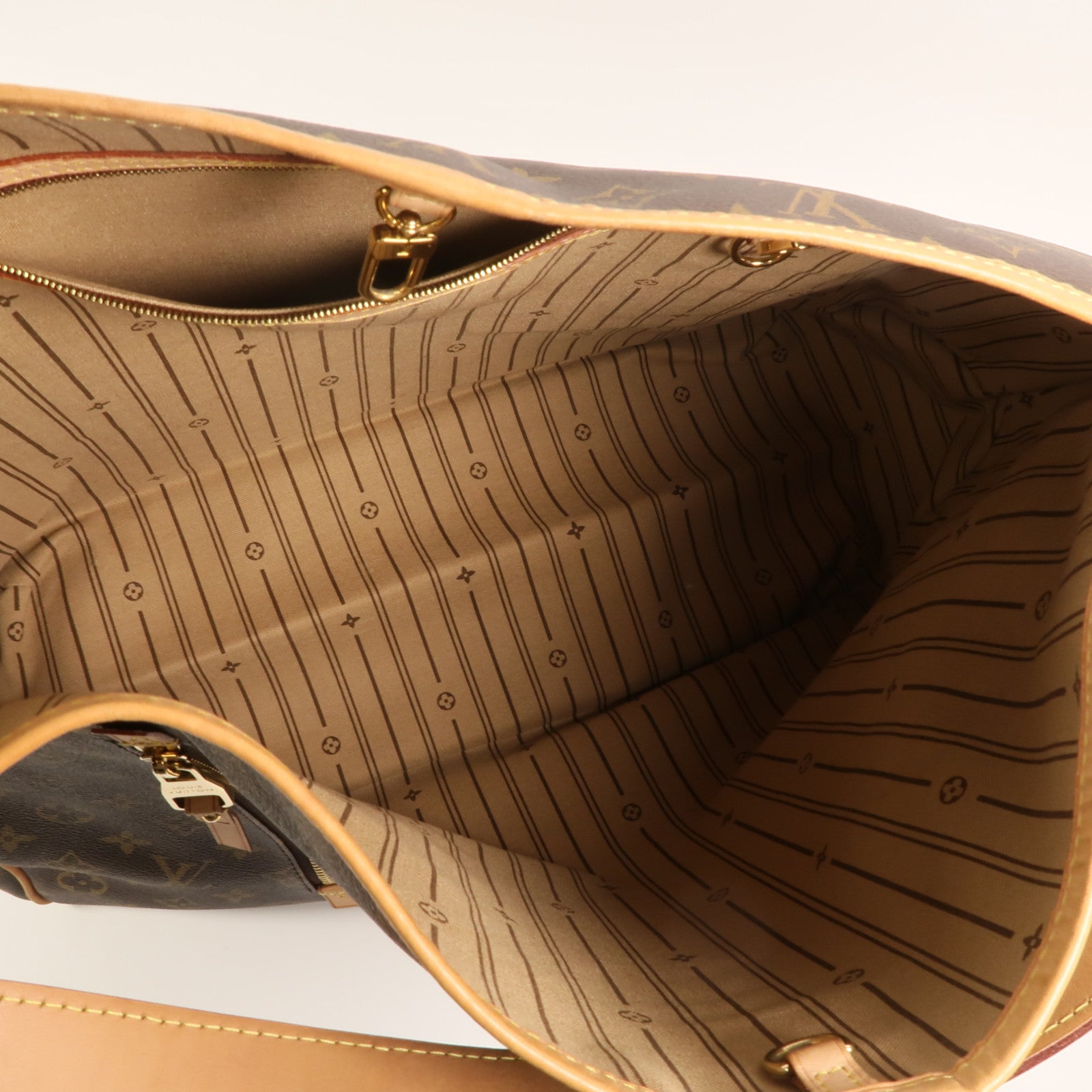 LOUIS VUITTON Monogram Delightful GM金扣肩背袋