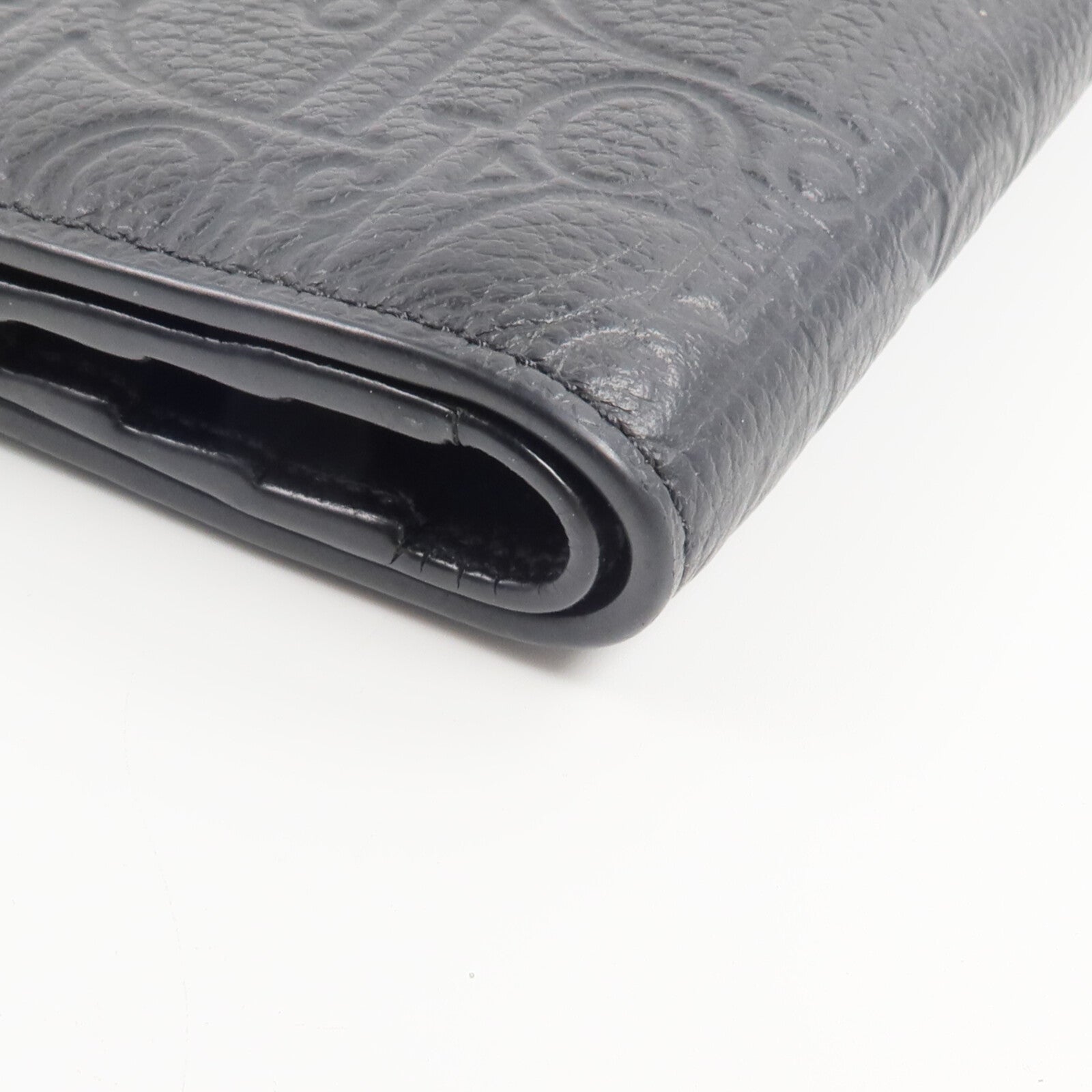 Dior 牛皮皮革Vertical Bifold Wallet錢包