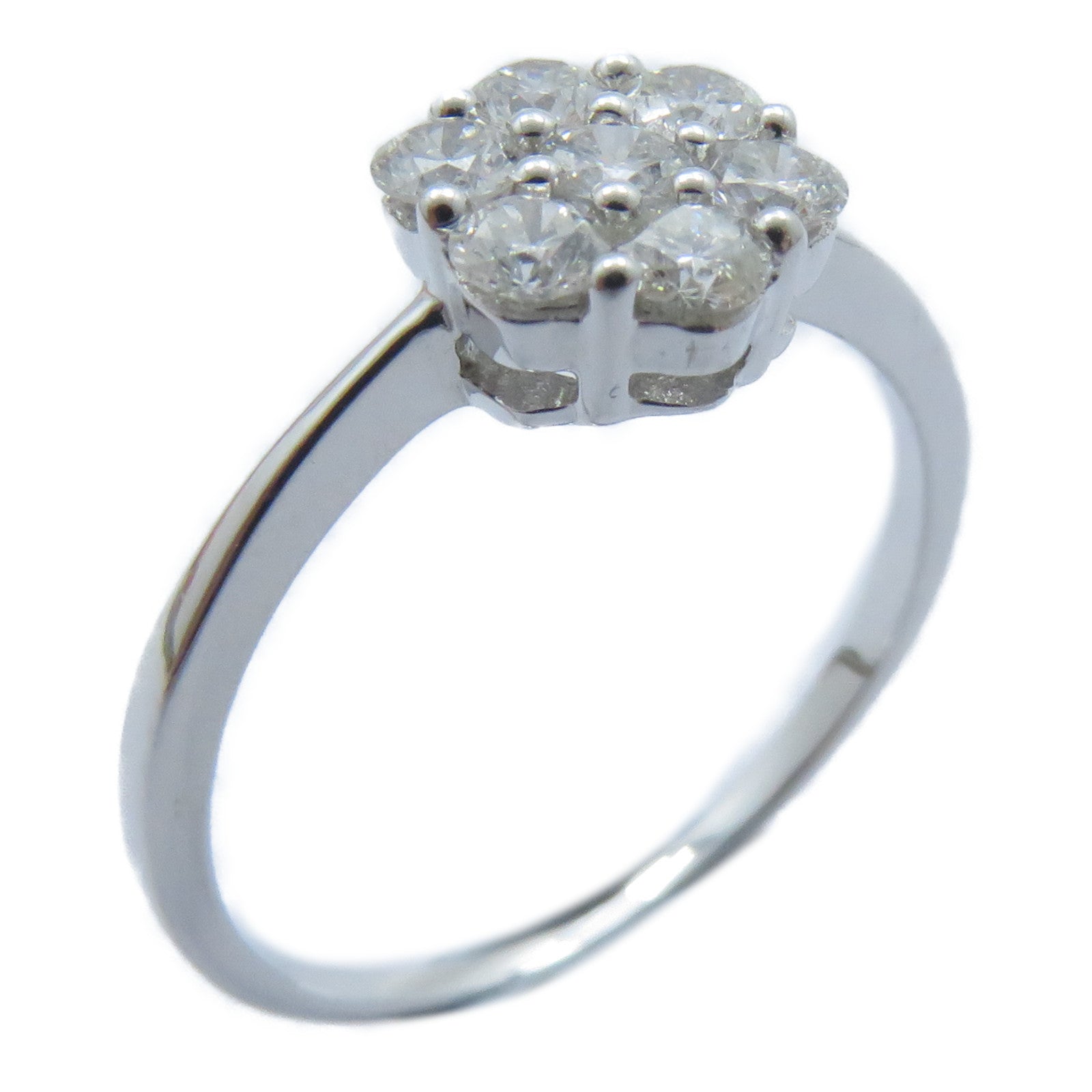 JEWELRY 【激減優惠】18K白金Diamond Ring 0.50ct鑽石戒指US#6.75