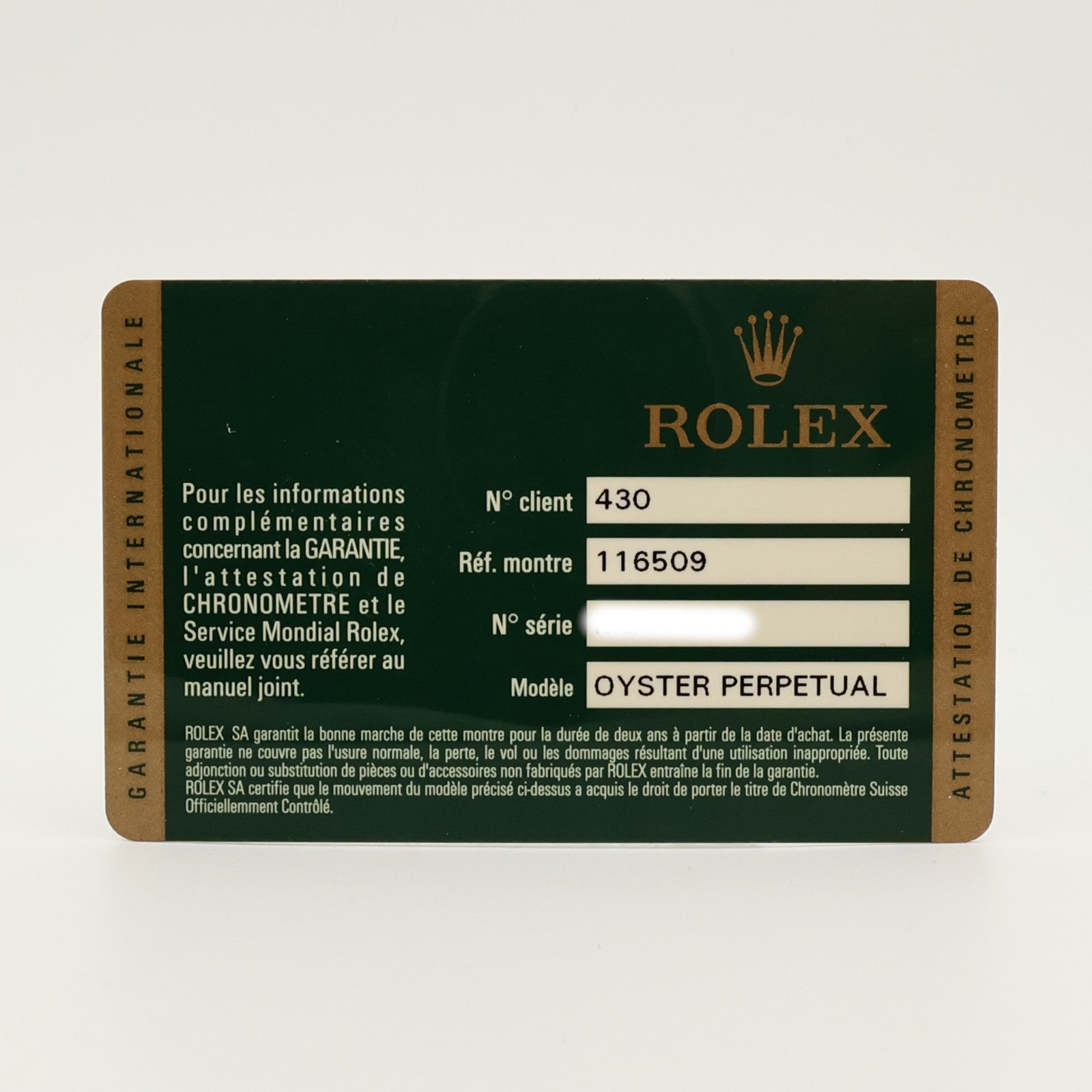 ROLEX Daytona 116509
