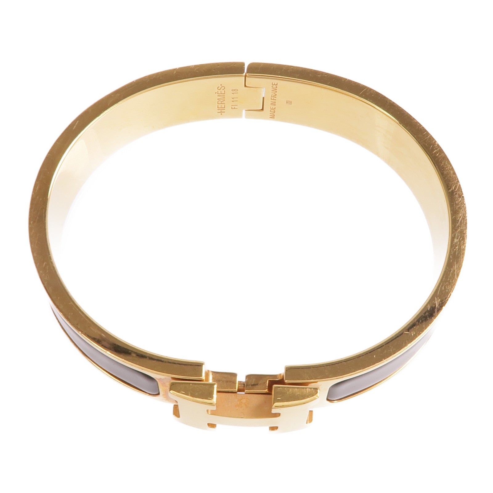 HERMES 金屬Clic H Bracelet手鐲