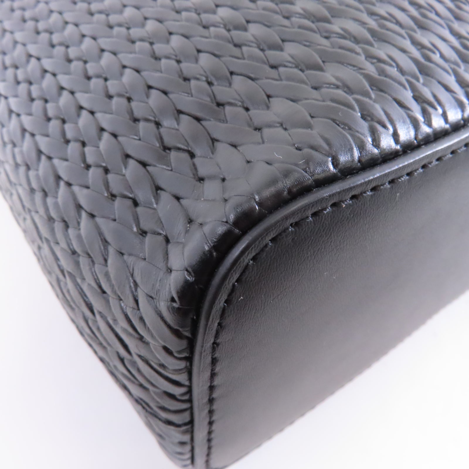 Furla 牛皮皮革2way Shoulder Bag金扣手挽肩背兩用袋黑色