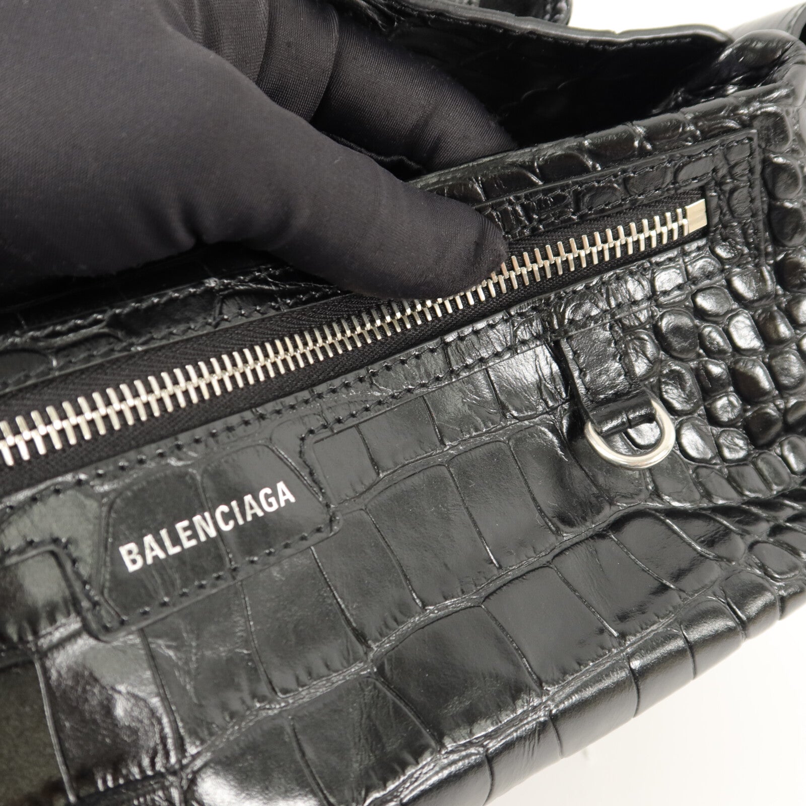 BALENCIAGA 牛皮皮革SuperBusy Sling Bag肩背袋