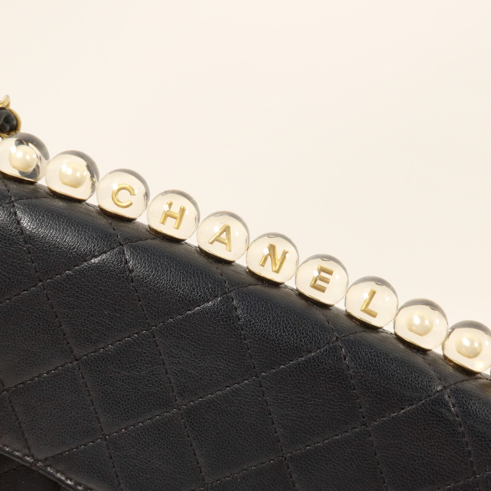 CHANEL 牛皮皮革Chain Flap Bag鏈帶肩背袋