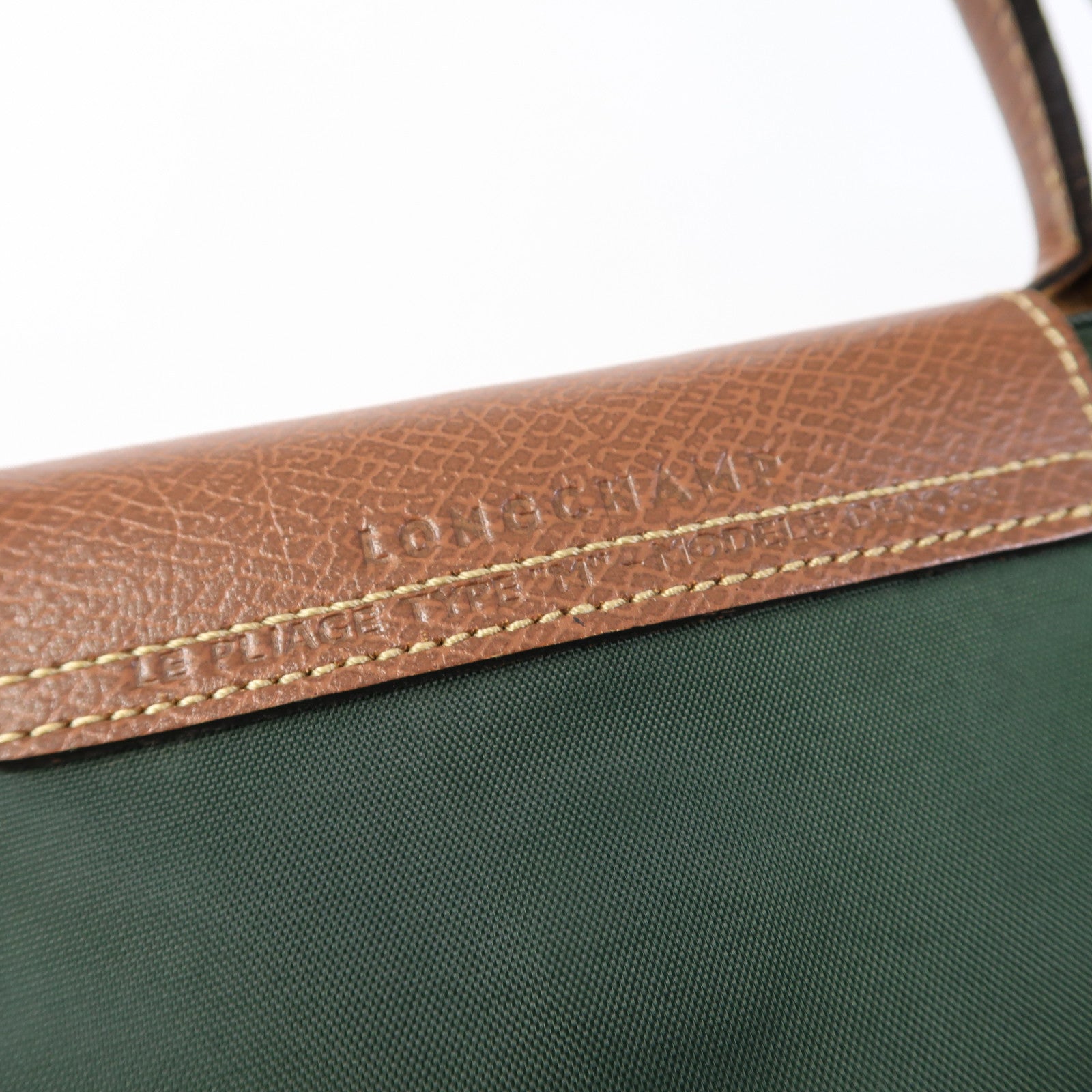 Longchamp 尼龍Hand Bag手挽袋綠色