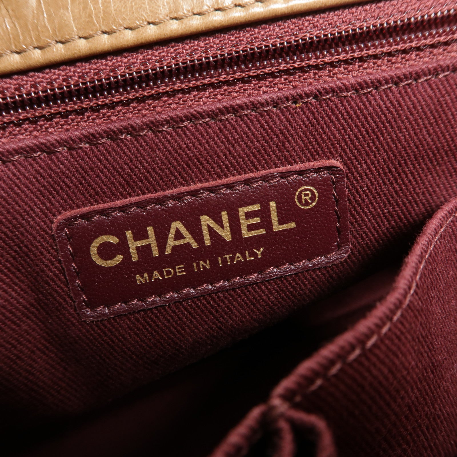 CHANEL 牛皮皮革Chain Shoulder手挽肩背兩用袋