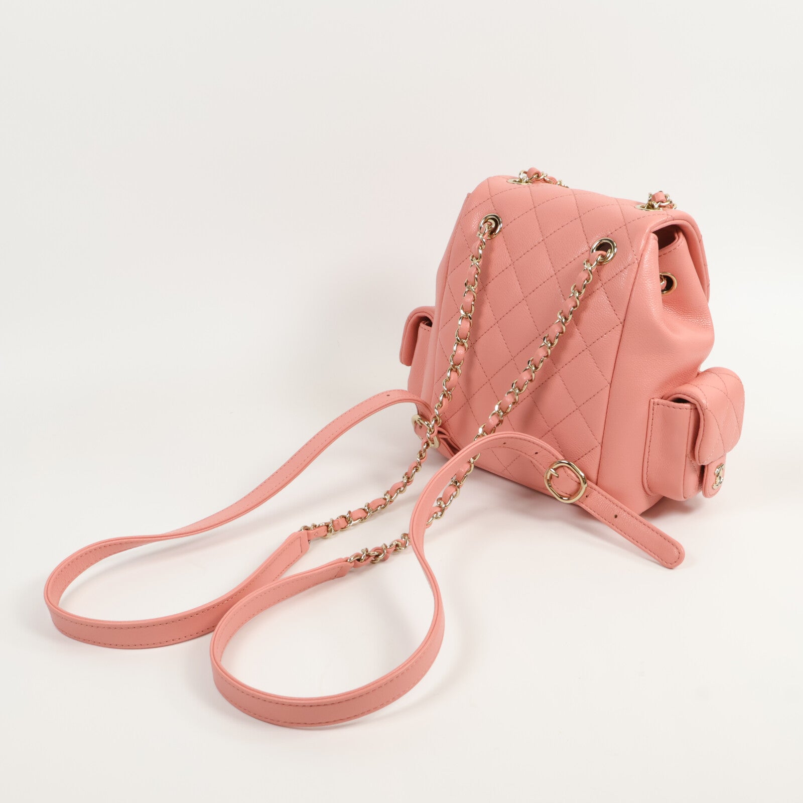 CHANEL 牛皮皮革Duma Backpack Mini背包