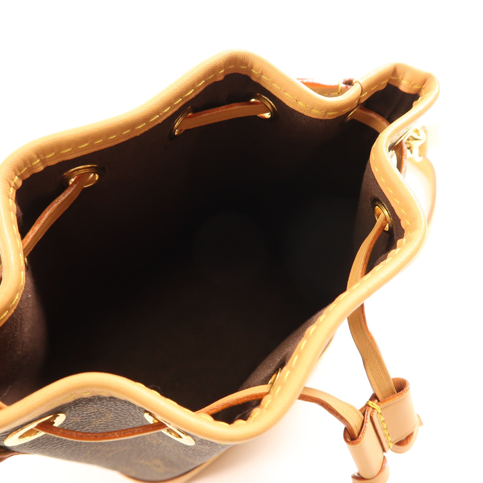 LOUIS VUITTON Monogram Nano Noe金扣手挽肩背兩用袋