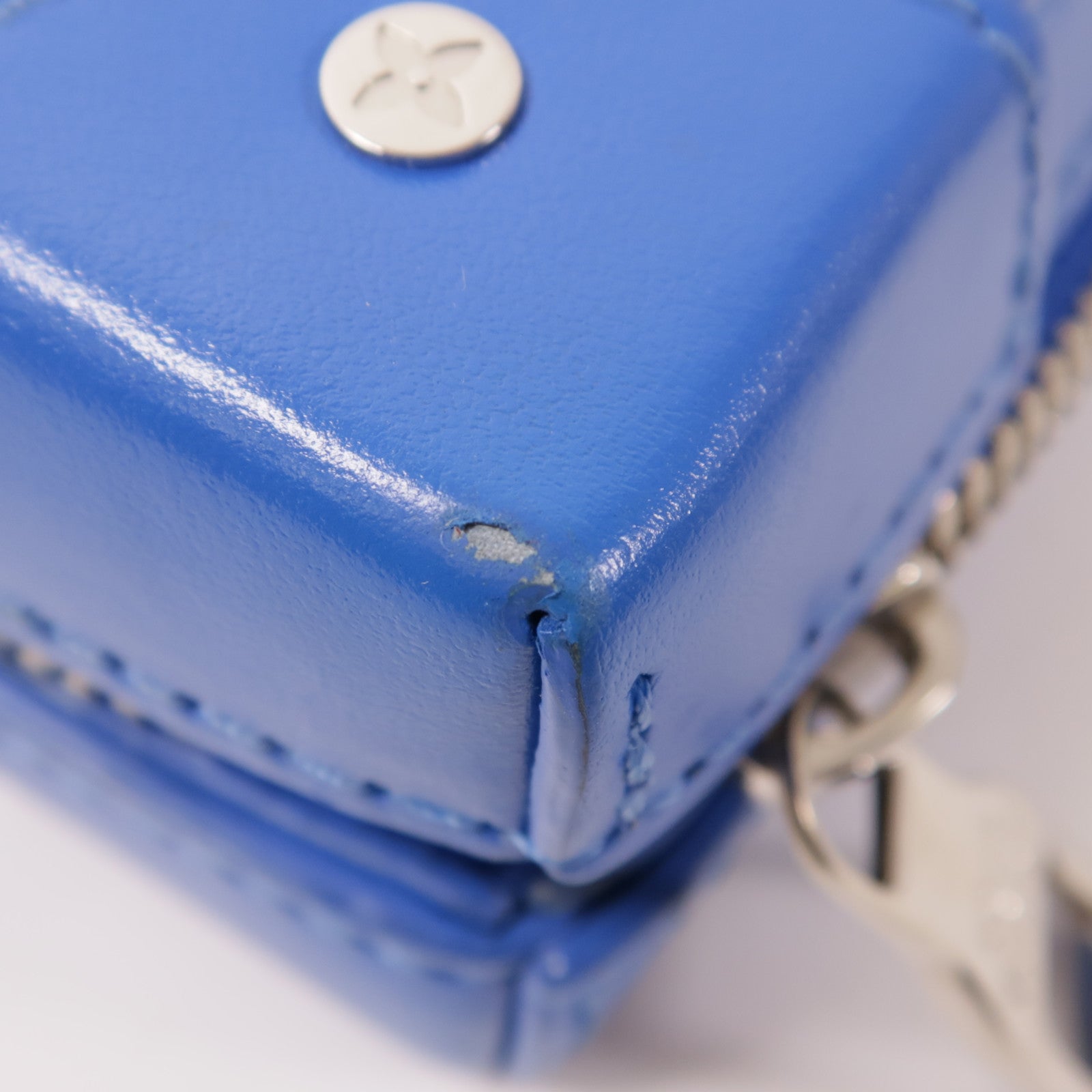 LOUIS VUITTON LV SHW Soft Trunk Wallet Shoulder Bag M45432 Monogram Clouds Blue