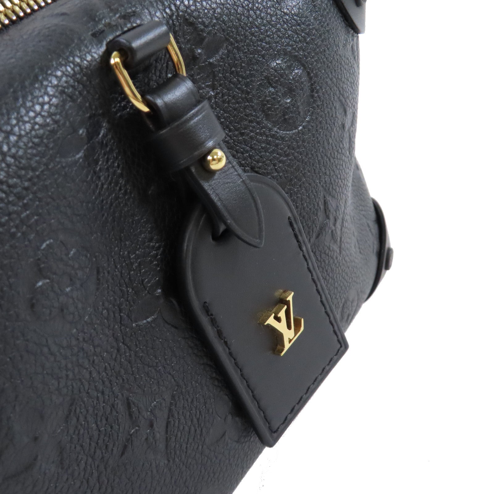 LOUIS VUITTON Monogram Empreinte Petite Malle Souple 2Way Shoulder Bag金扣手挽肩背兩用袋黑色
