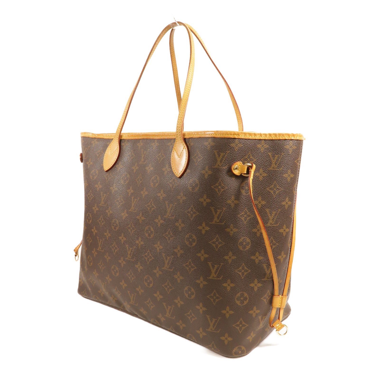 LOUIS VUITTON Monogram Neverfull GM金扣手挽袋