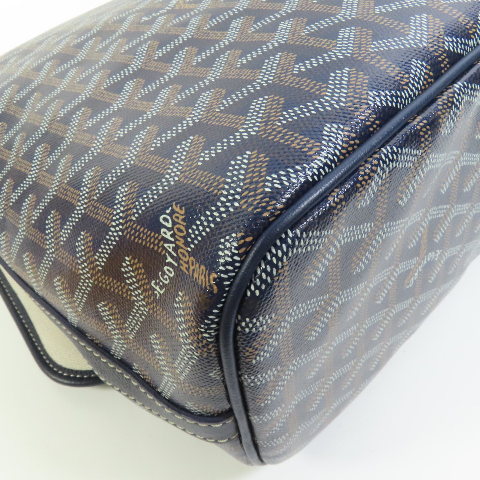 GOYARD 塗層帆布Capetien MM Messenger銀扣肩背袋