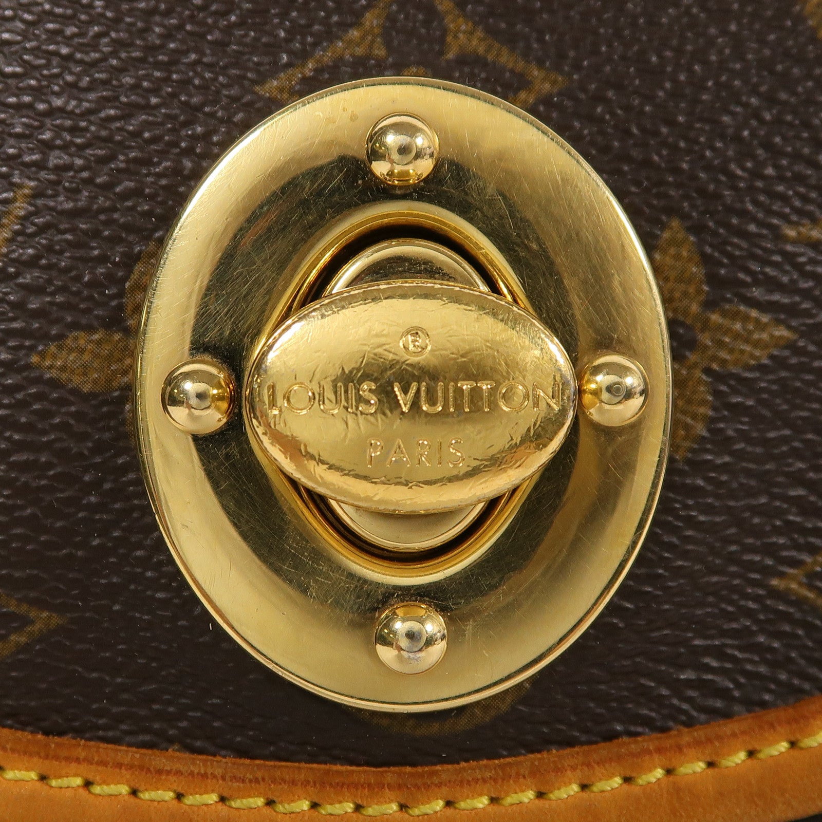 LOUIS VUITTON Monogram Tulum GM金扣肩背袋