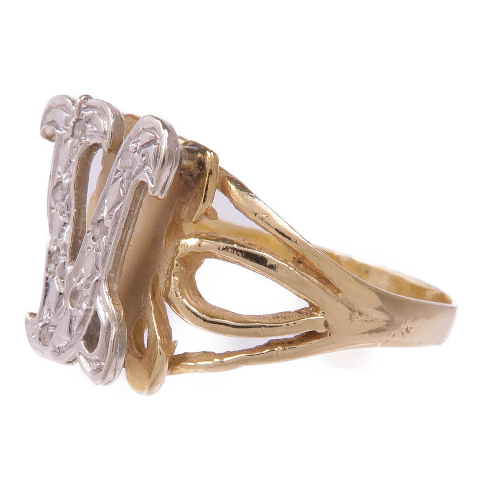 JEWELRY 【激減優惠】14K黃金/白金Ring戒指US#5.5