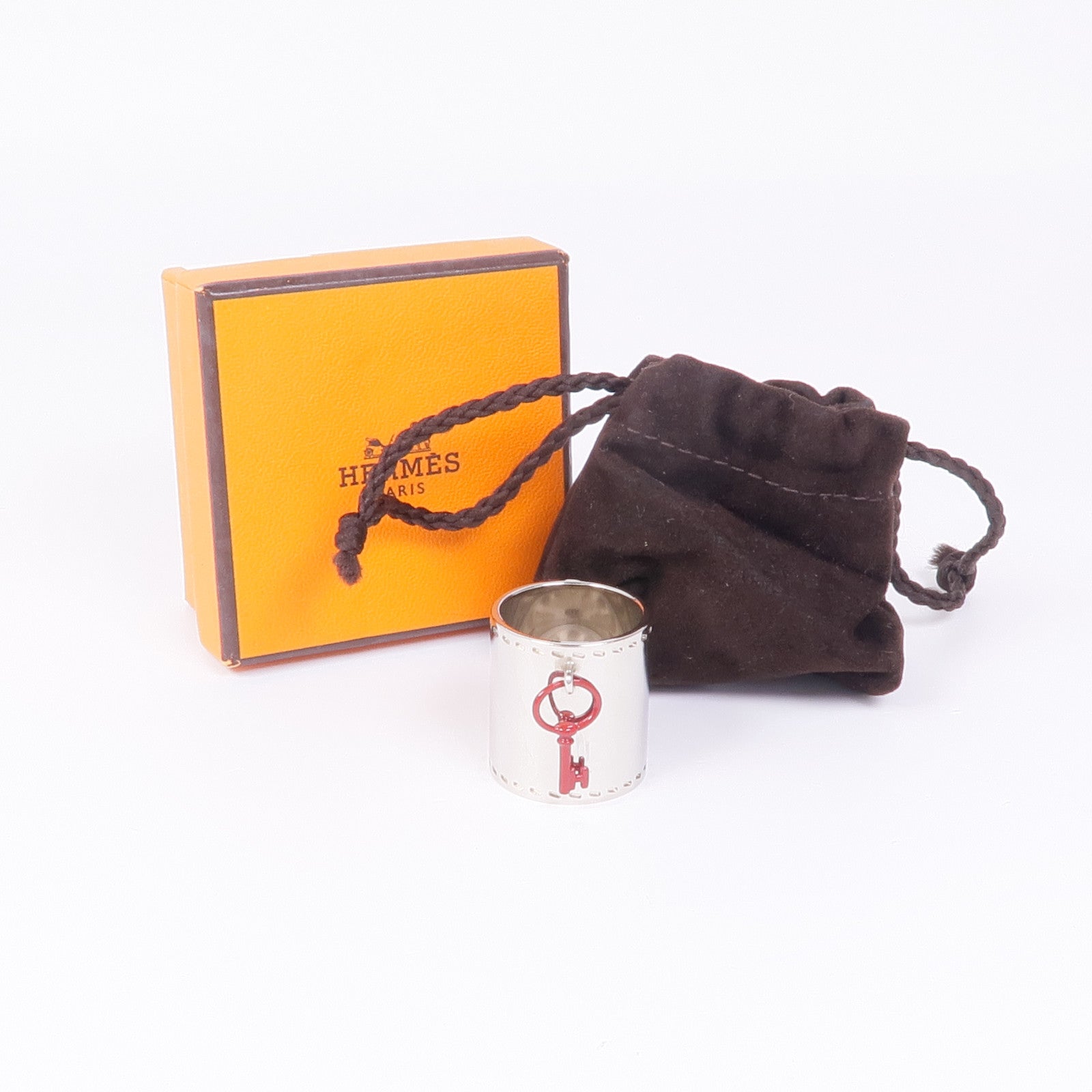 HERMES 【激減優惠】金屬Key Scarf Ring絲巾扣