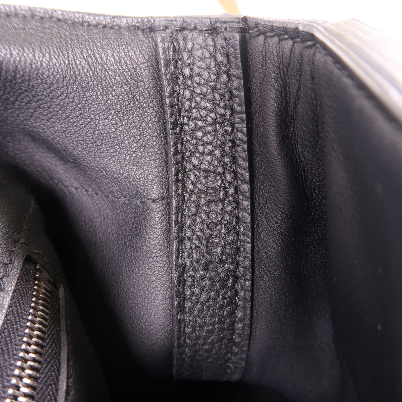 HERMES Togo皮革24/24 29cm銀扣手挽肩背兩用袋Noir