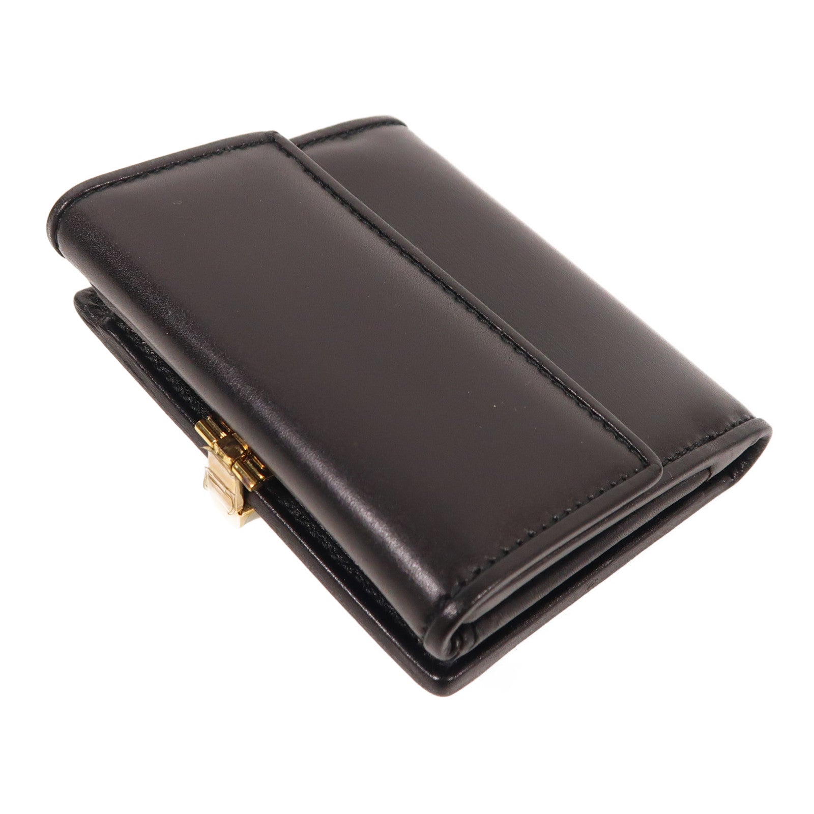 GUCCI 【激減優惠】牛皮皮革Wallet金扣錢包