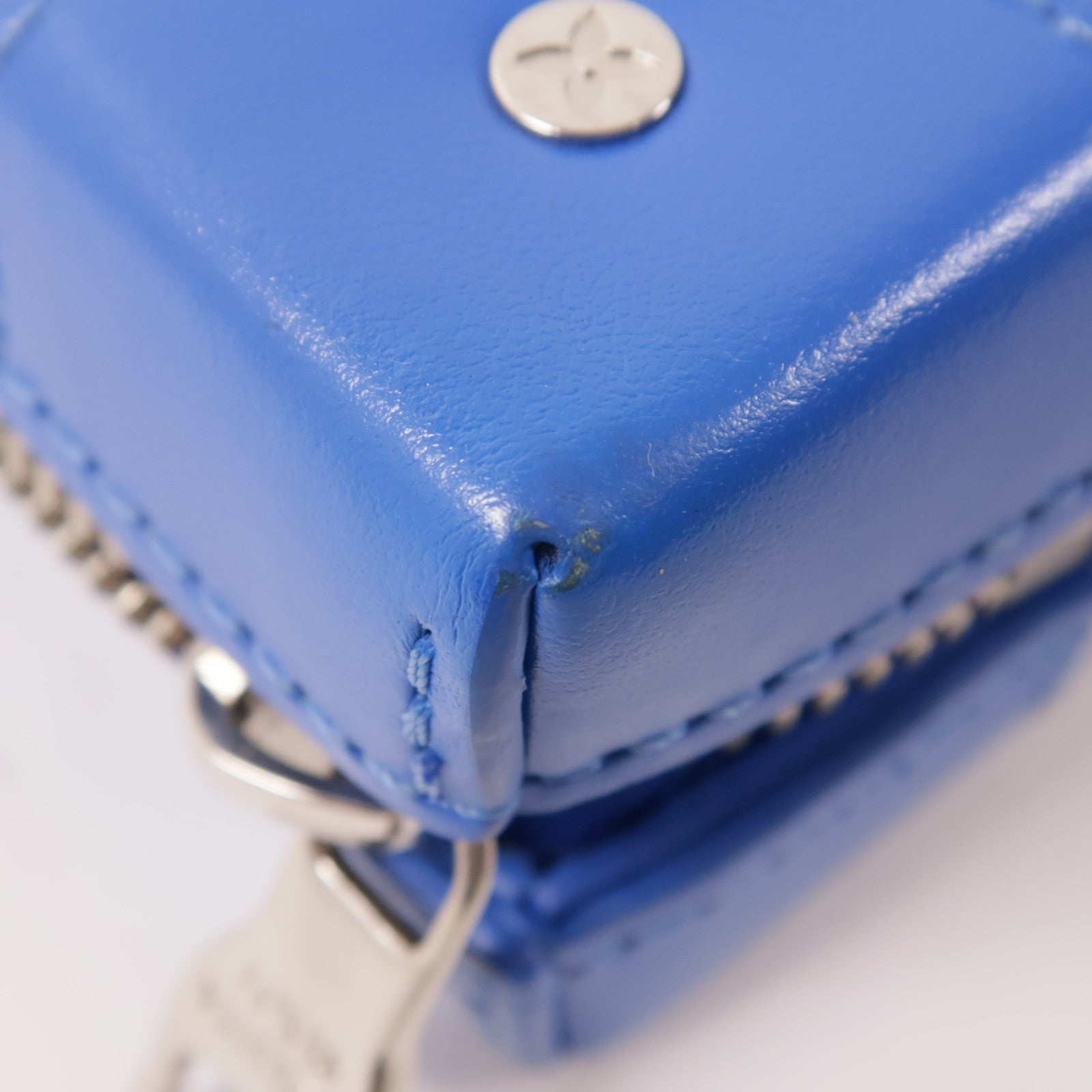 LOUIS VUITTON LV SHW Soft Trunk Wallet Shoulder Bag M45432 Monogram Clouds Blue