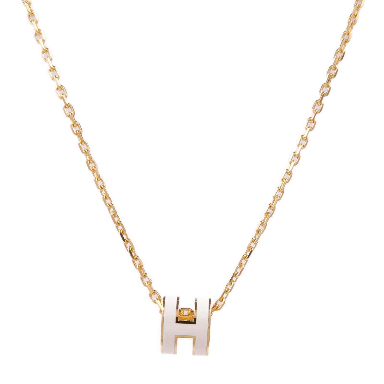 HERMES 金屬Pop H項鍊Nata