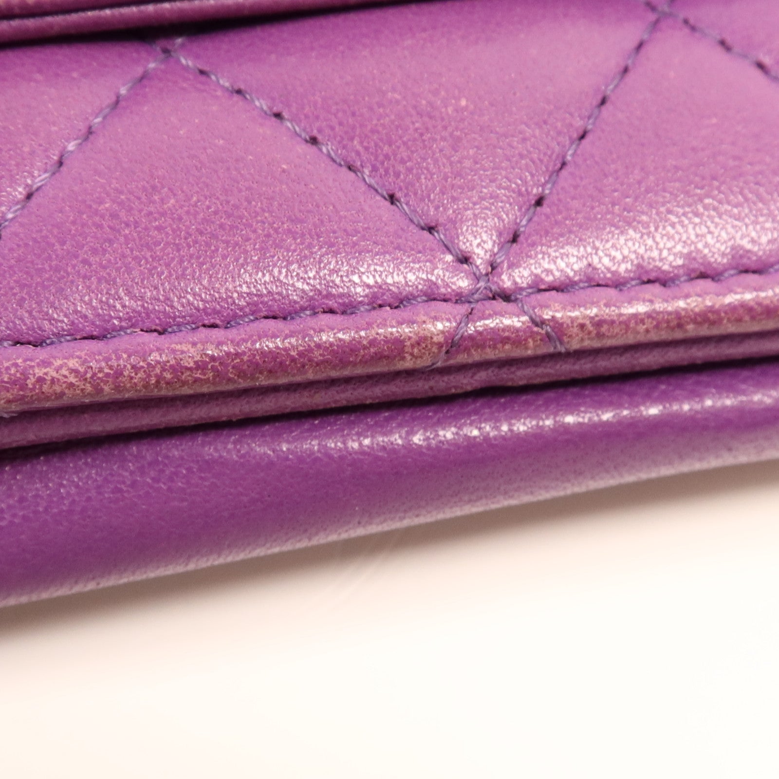 CHANEL 羊皮皮革Boy WOC Wallet On Chain銀扣鏈帶鏈帶肩背袋