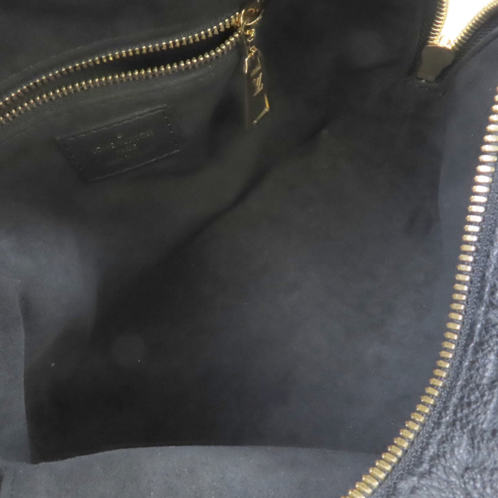 LOUIS VUITTON Monogram Empreinte Petite Malle Souple 2Way Shoulder Bag金扣手挽肩背兩用袋黑色