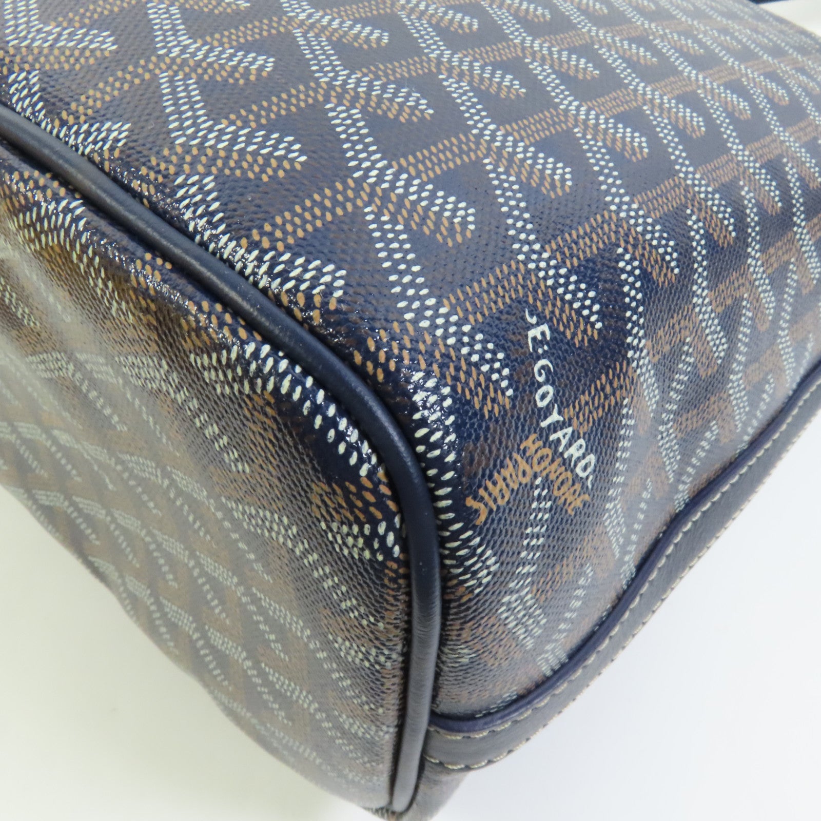 GOYARD 塗層帆布Capetien MM Messenger銀扣肩背袋