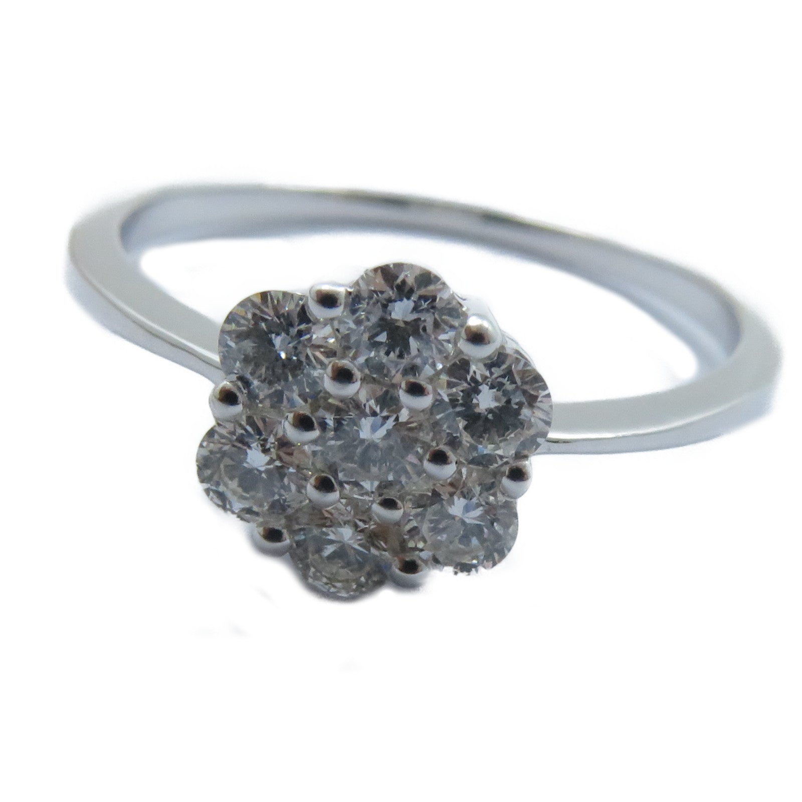 JEWELRY 【激減優惠】18K白金Diamond Ring 0.50ct鑽石戒指US#6.75