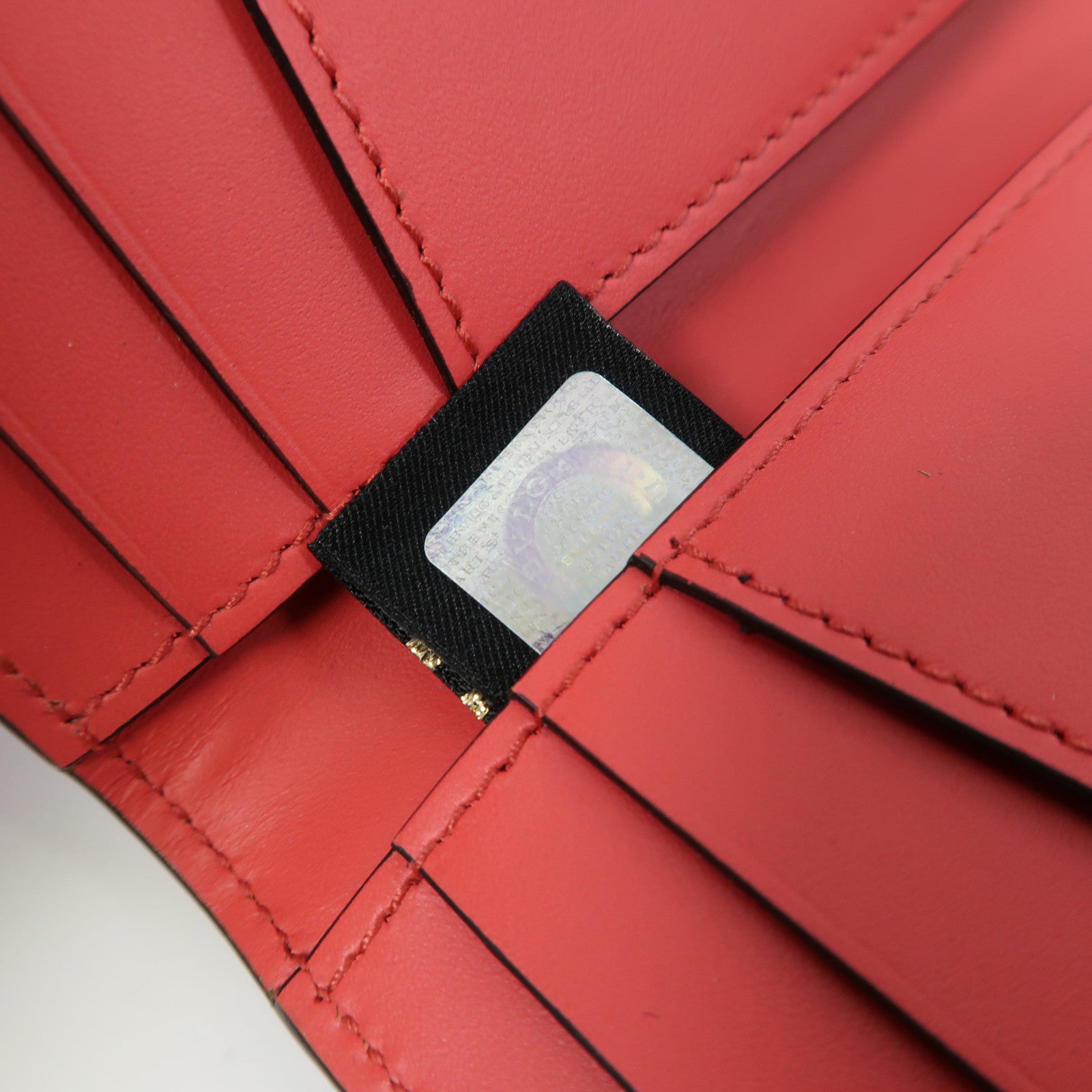 BVLGARI 牛皮皮革Card Case金扣卡片套紫色