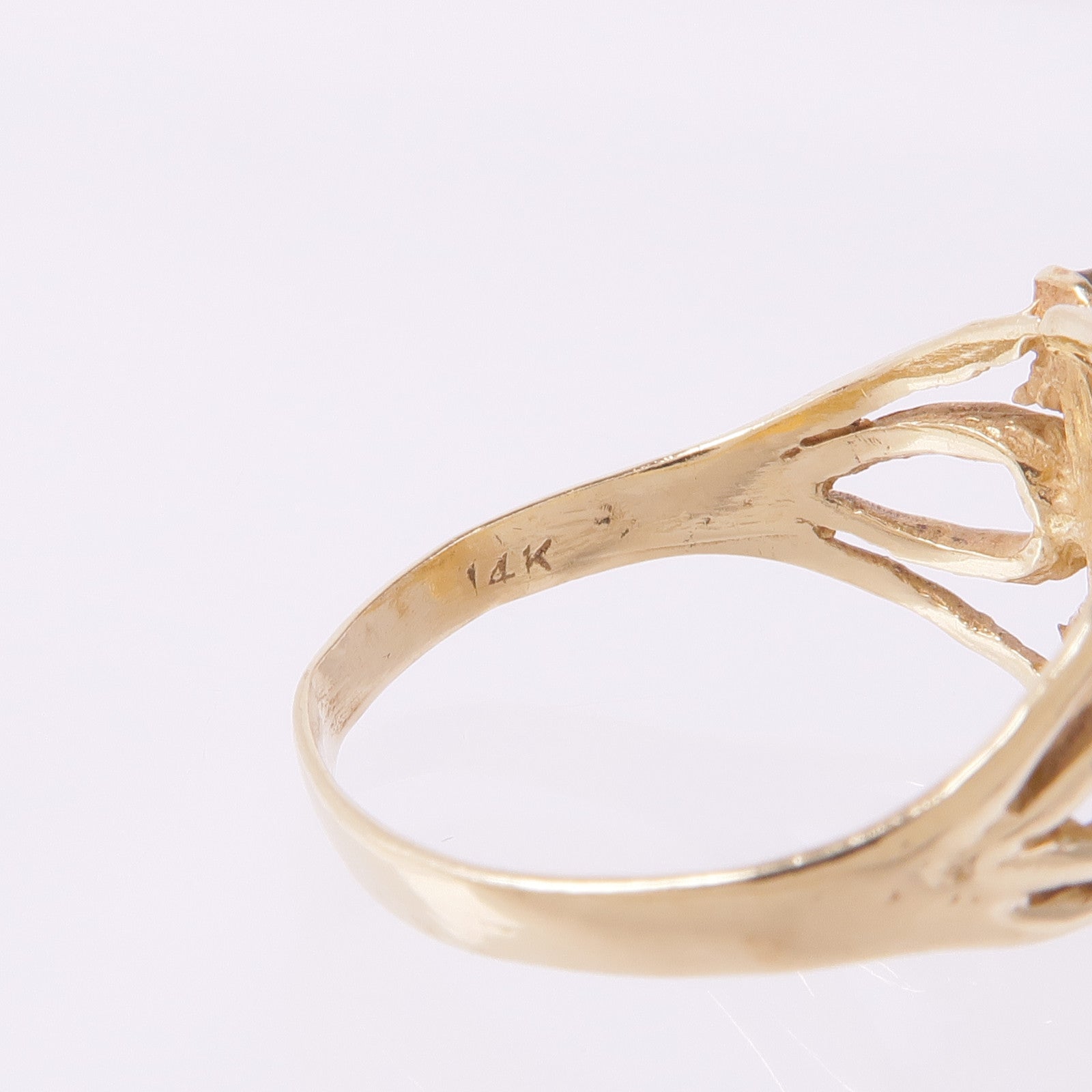 JEWELRY 【激減優惠】14K黃金/白金Ring戒指US#5.5