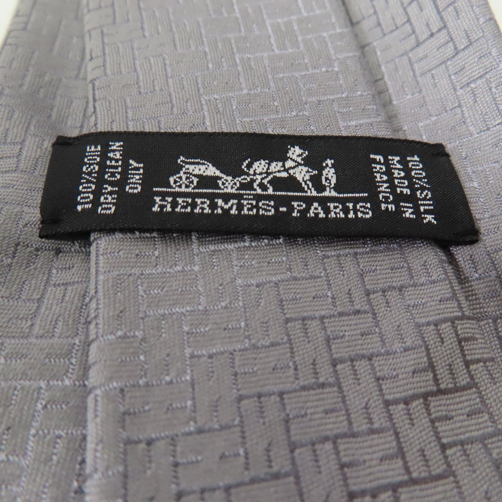 HERMES 絲質Tie領帶