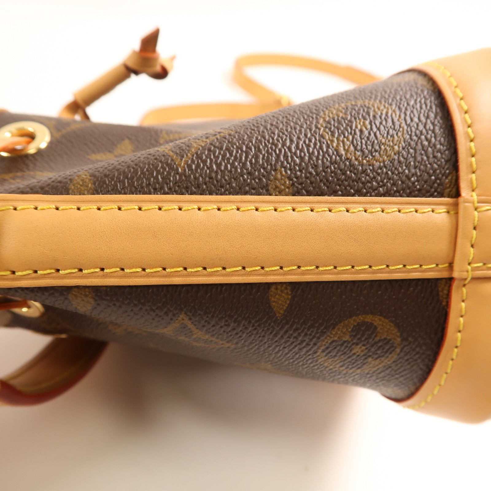 LOUIS VUITTON Monogram Nano Noe金扣手挽肩背兩用袋