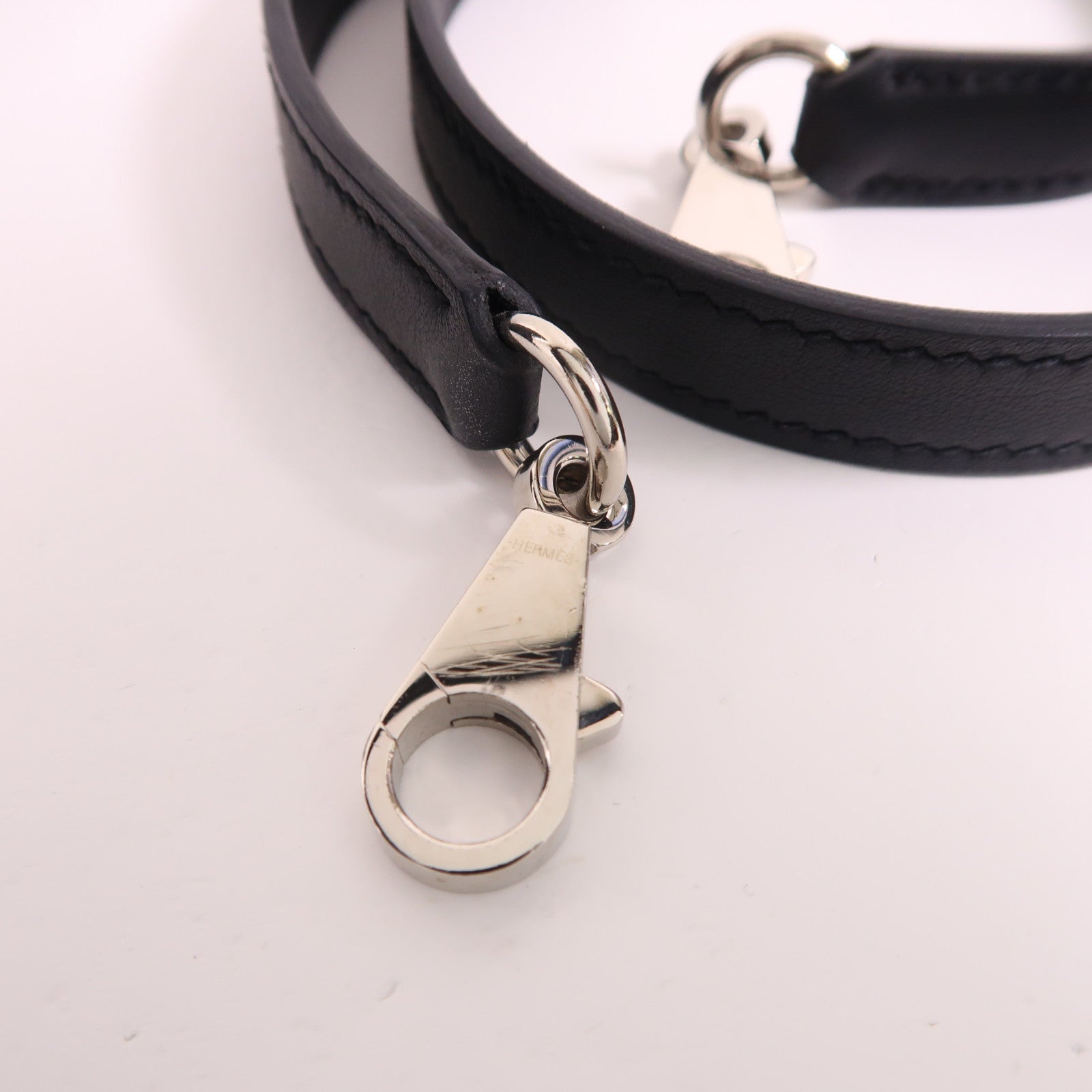 HERMES Togo皮革24/24 29cm銀扣手挽肩背兩用袋Noir