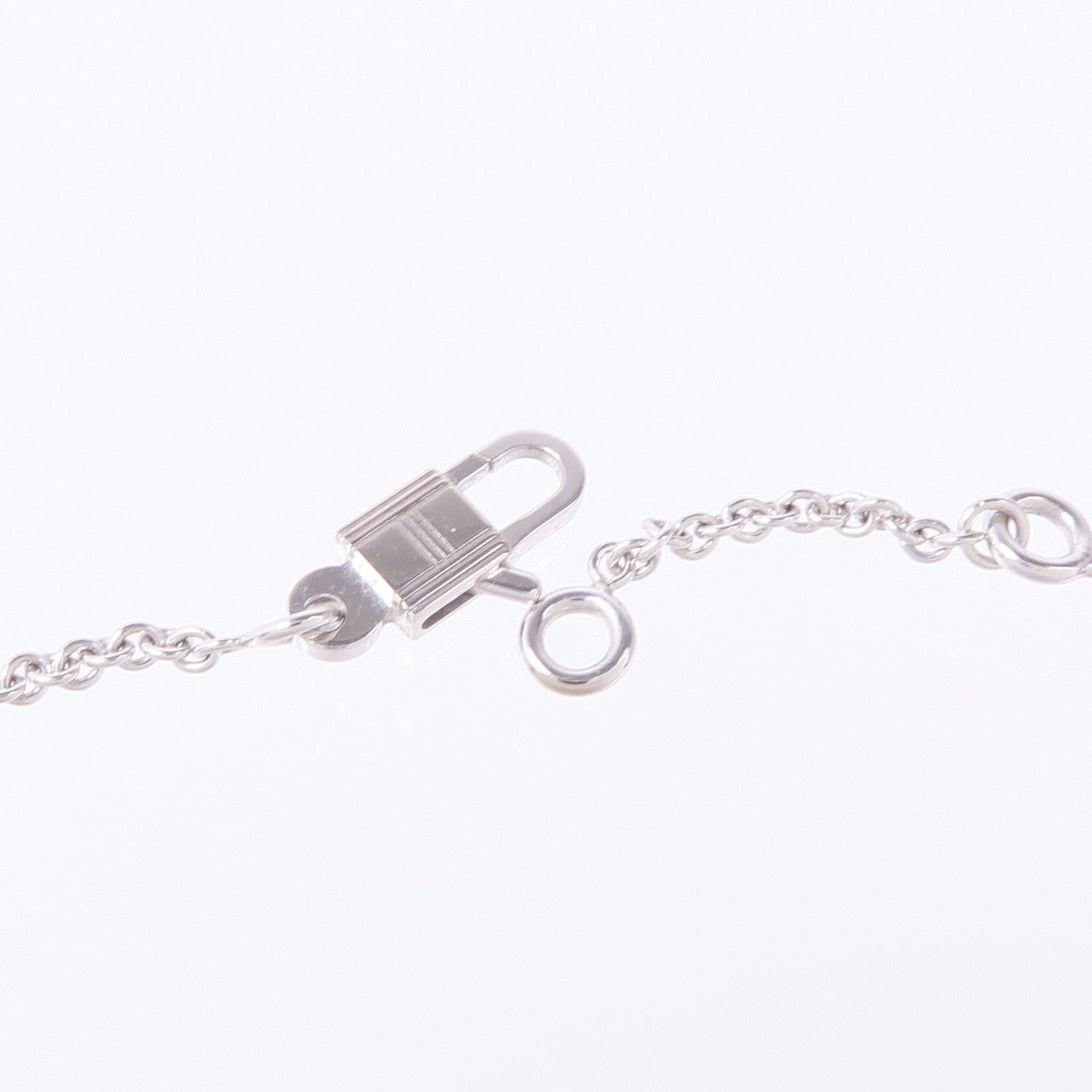 HERMES 【激減優惠】18K白金Kelly Pendant鑽石項鍊