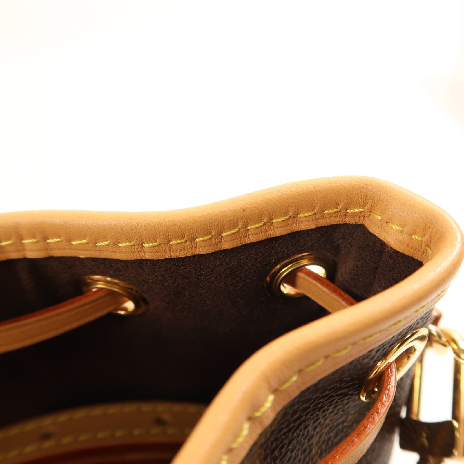 LOUIS VUITTON Monogram Nano Noe金扣手挽肩背兩用袋